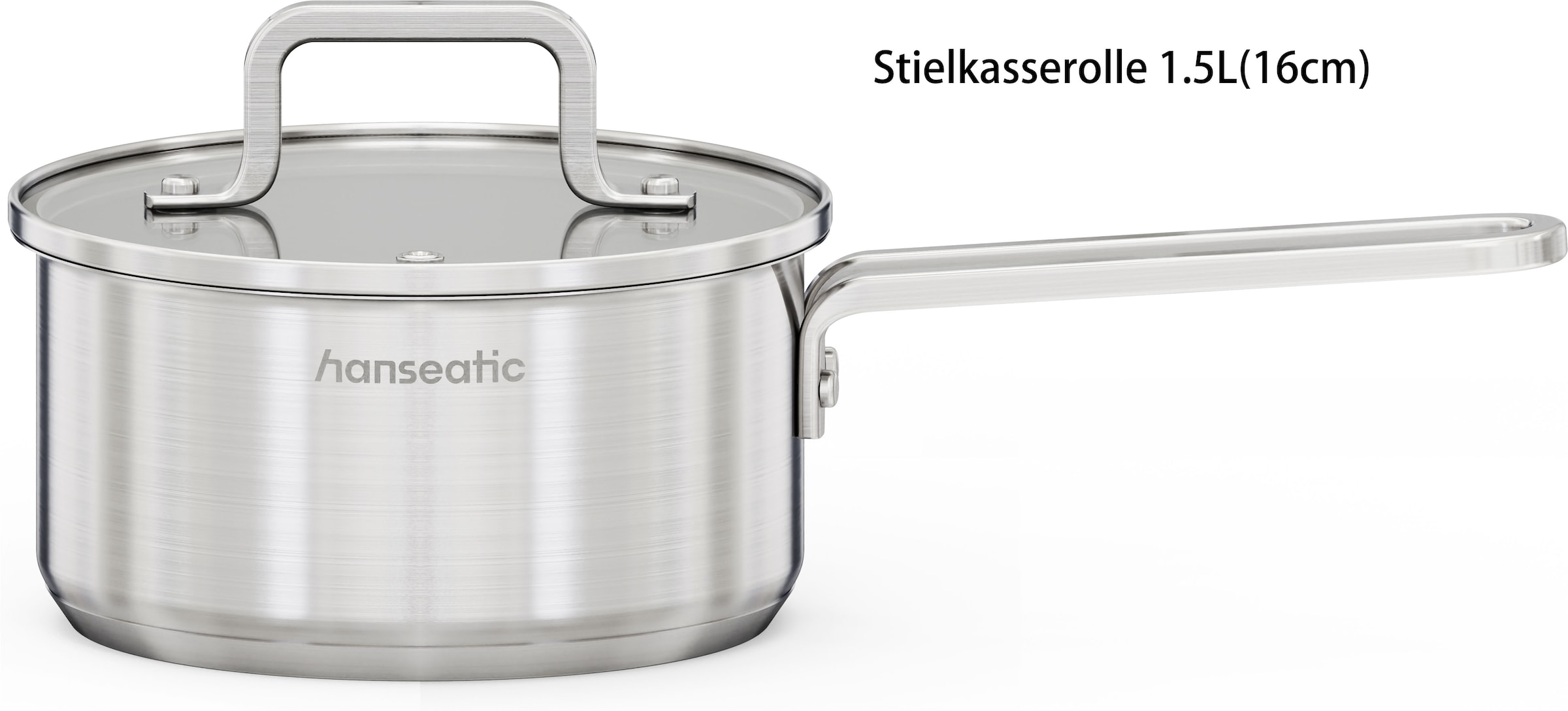 Hanseatic »DAILY, mit Antihaftbeschichtung« 1 tlg. Edelstahl 18/10