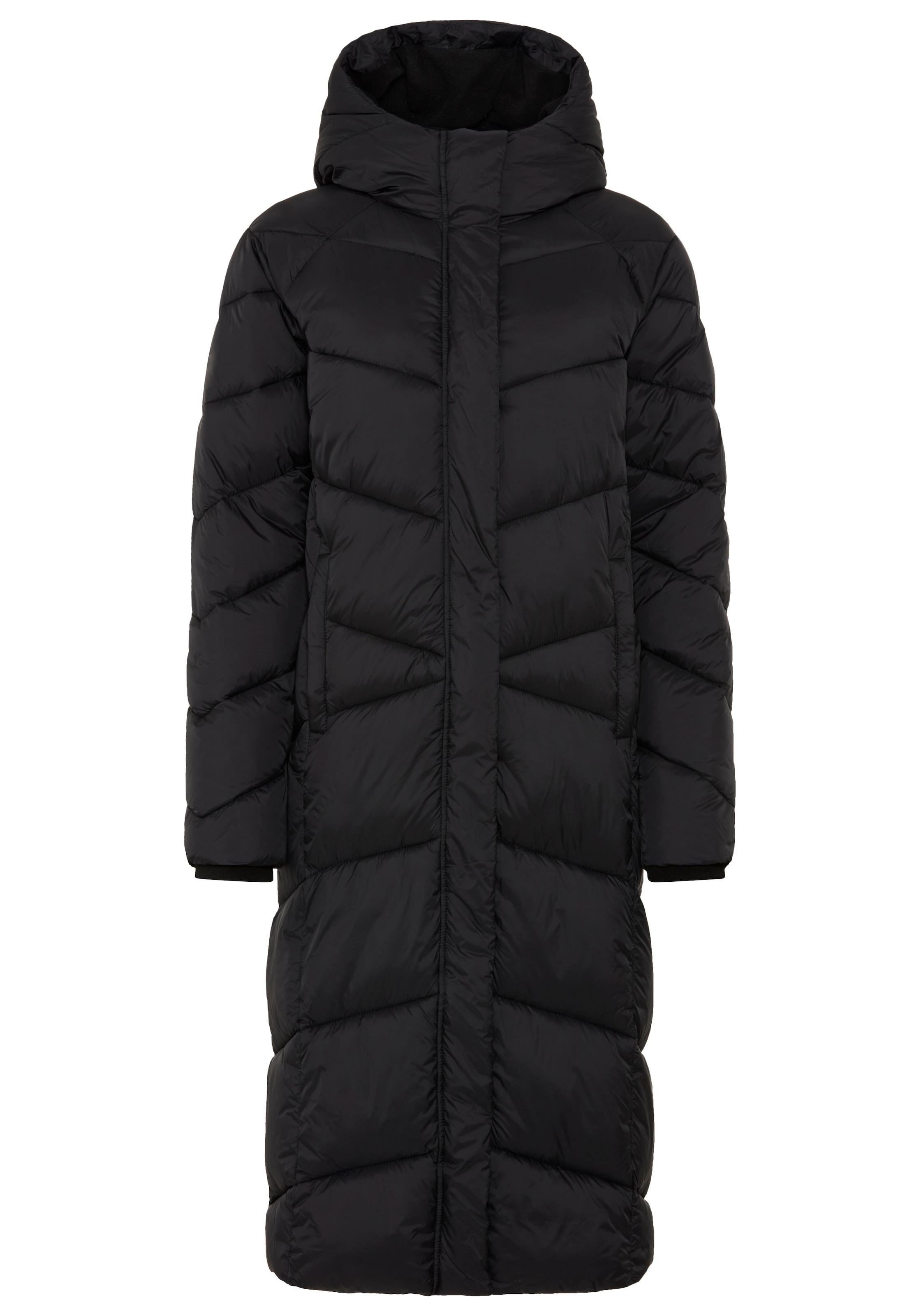 Polarino Manteau matelassé avec capuche et matelassage moderne, coupe-vent