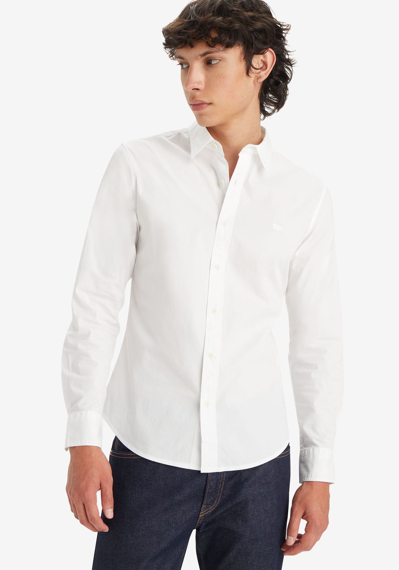 Image of Levis Jeanshemd "BATTERY HM SHIRT SLIM" mit Logobadge