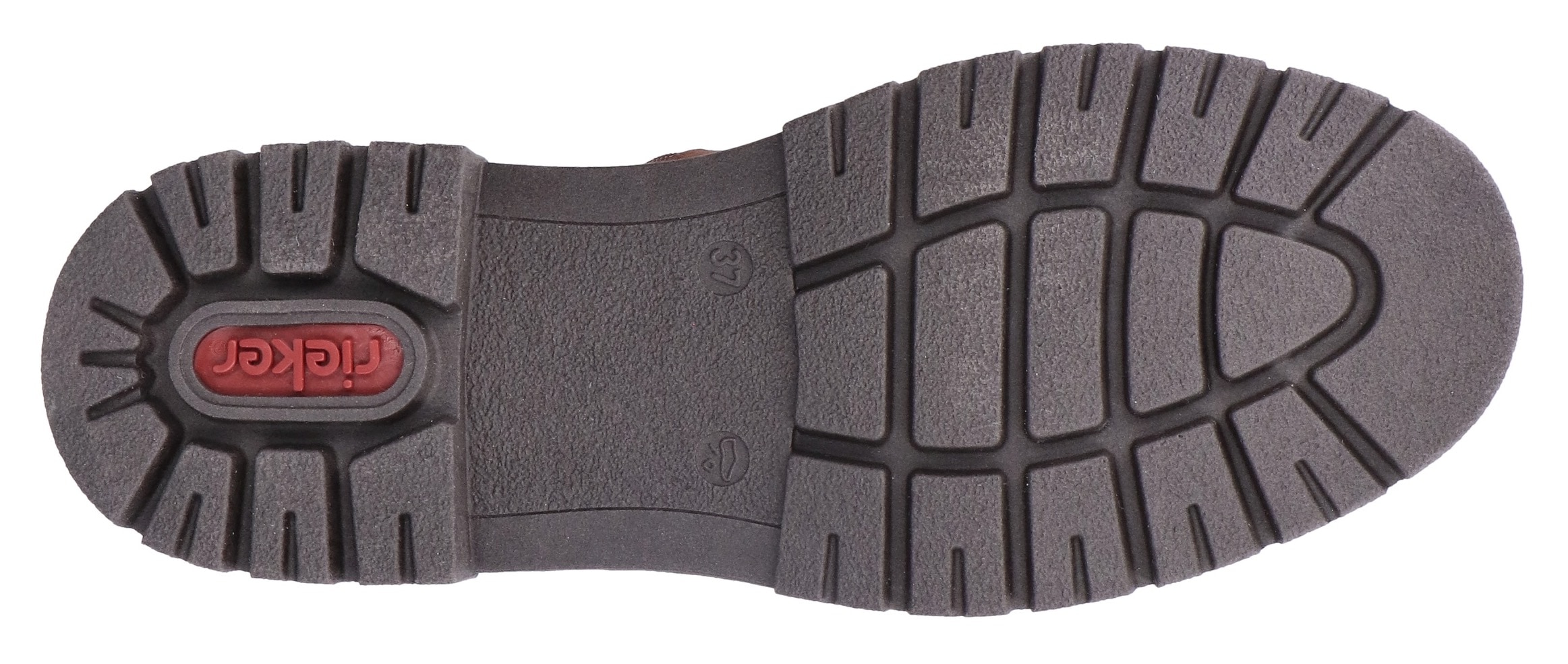 Rieker Schnürstiefelette  Schnürboots, Plateauboots, Profilsohle, mit Innenreissverschluss