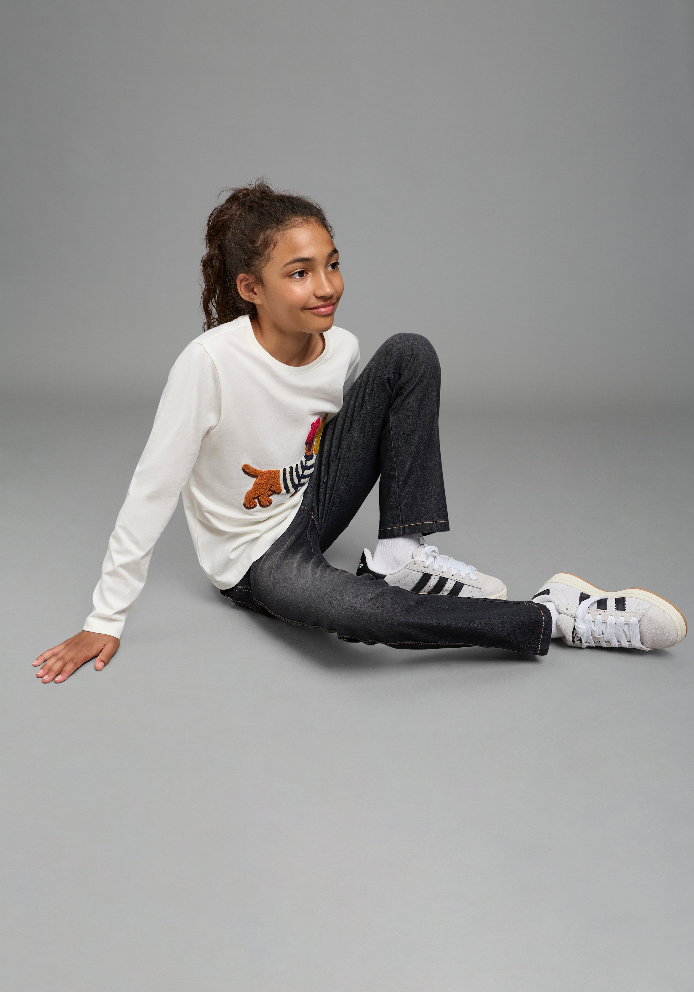 H.I.S Jeansjeggings »Jeggings mit leicht ausgestelltem Bein« eng anliegende Passform, innenliegender Gummizug am Bund