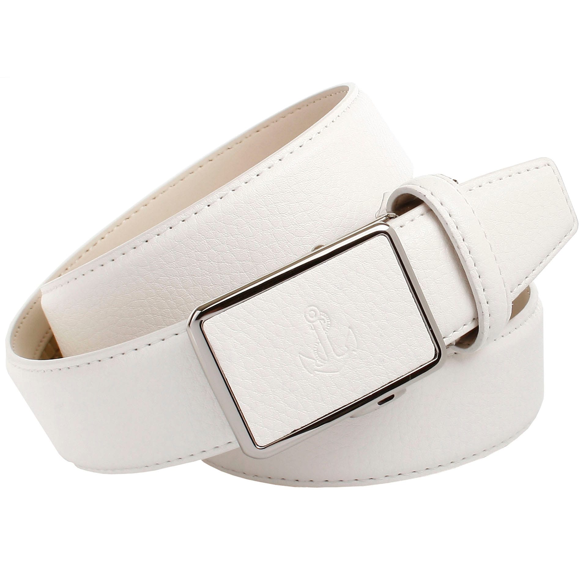 Image of Anthoni Crown Ledergürtel, mit Anker-Logo, teilbezogene Schliesse bei Ackermann Versand Schweiz