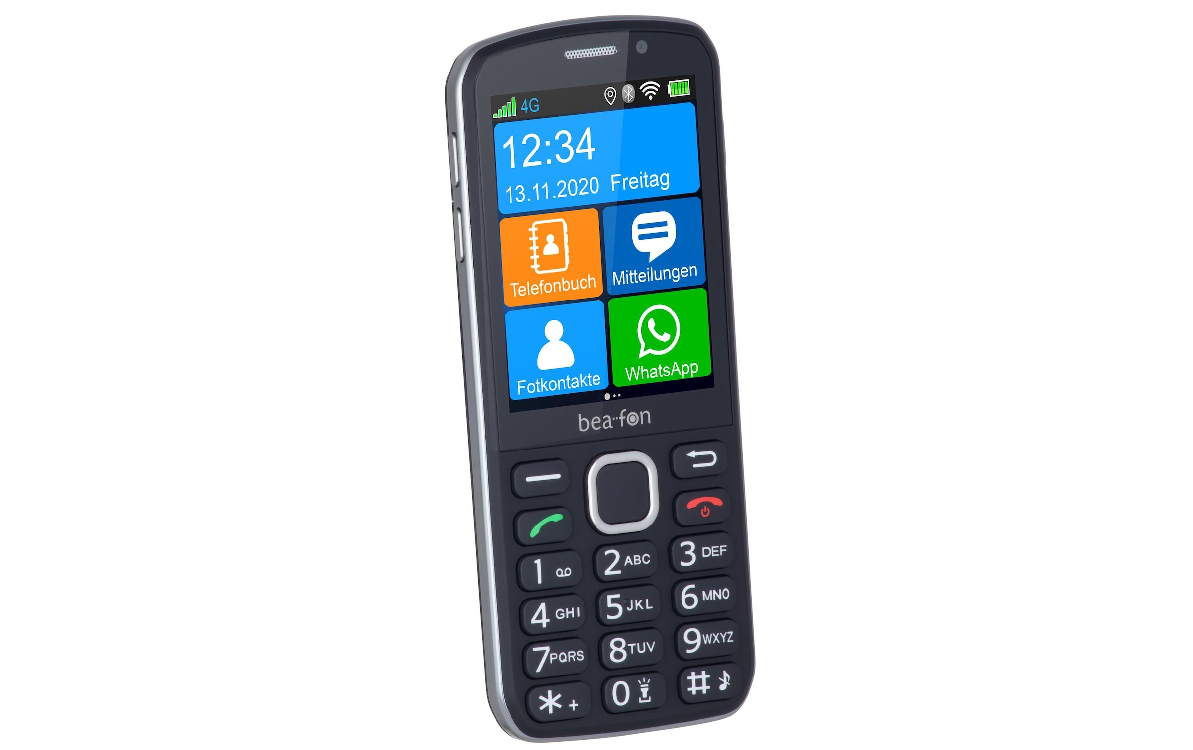 Beafon Handy »SL860 Touch«, schwarz, 7,11 cm/2,8 Zoll, 4 GB Speicherplatz