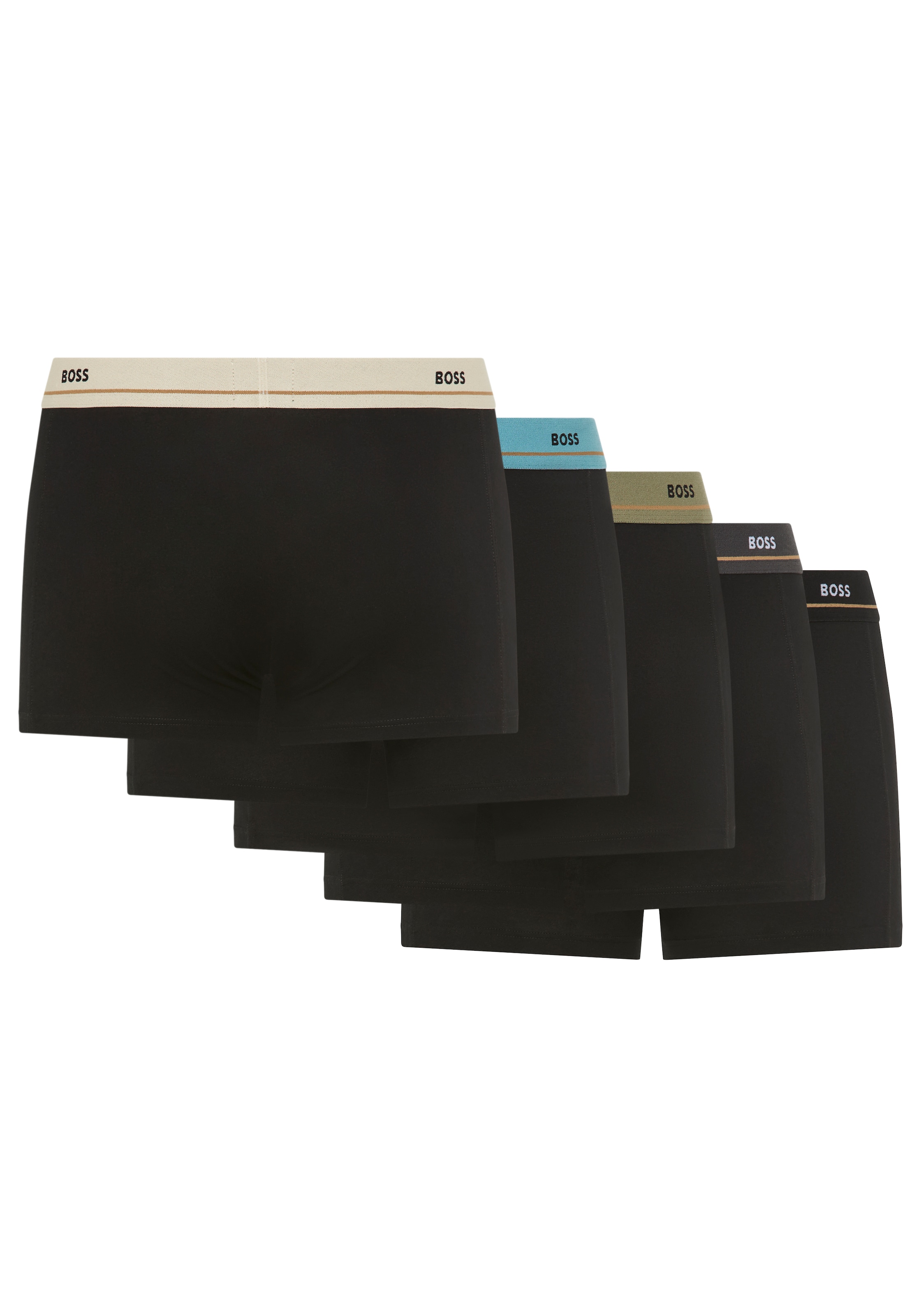 BOSS Trunk »Trunk 5P Essential«, (Packung, 5 St., 5er), mit elastischem Bund