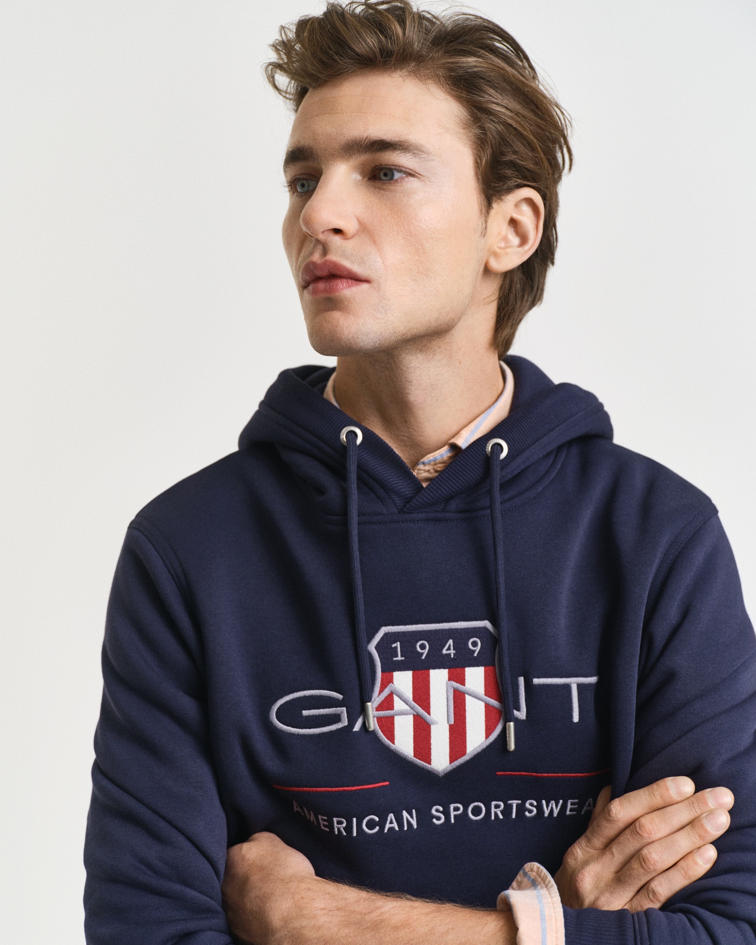 Gant Hoodie »REG ARCHIVE SHIELD HOODIE«, mit modischer Logostickerei auf der Brust
