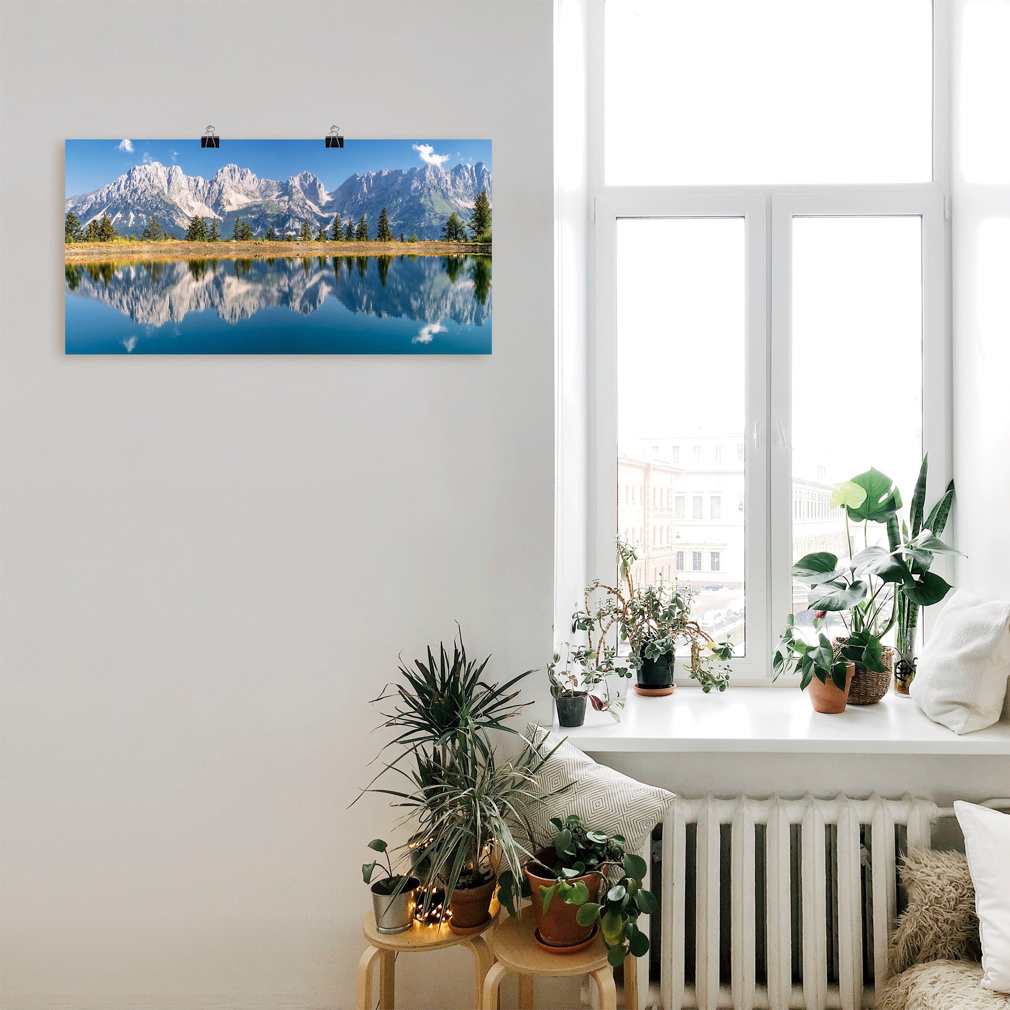 Artland Wandbild »Kaisergebirge Tirol«, Berge & Alpenbilder, (1 St.), als Alubild, Outdoorbild, Leinwandbild, Poster, Wandaufkleber