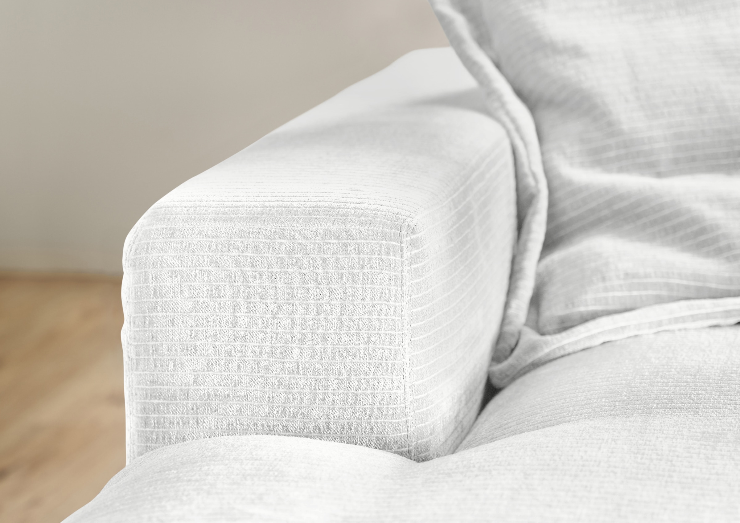 Musterring Canapé d'angle »Lucia modern und bequem, Breite 330cm, L-Form« différentes couleurs, grand fauteuil long avec accoudoir, B330 x P190 cm