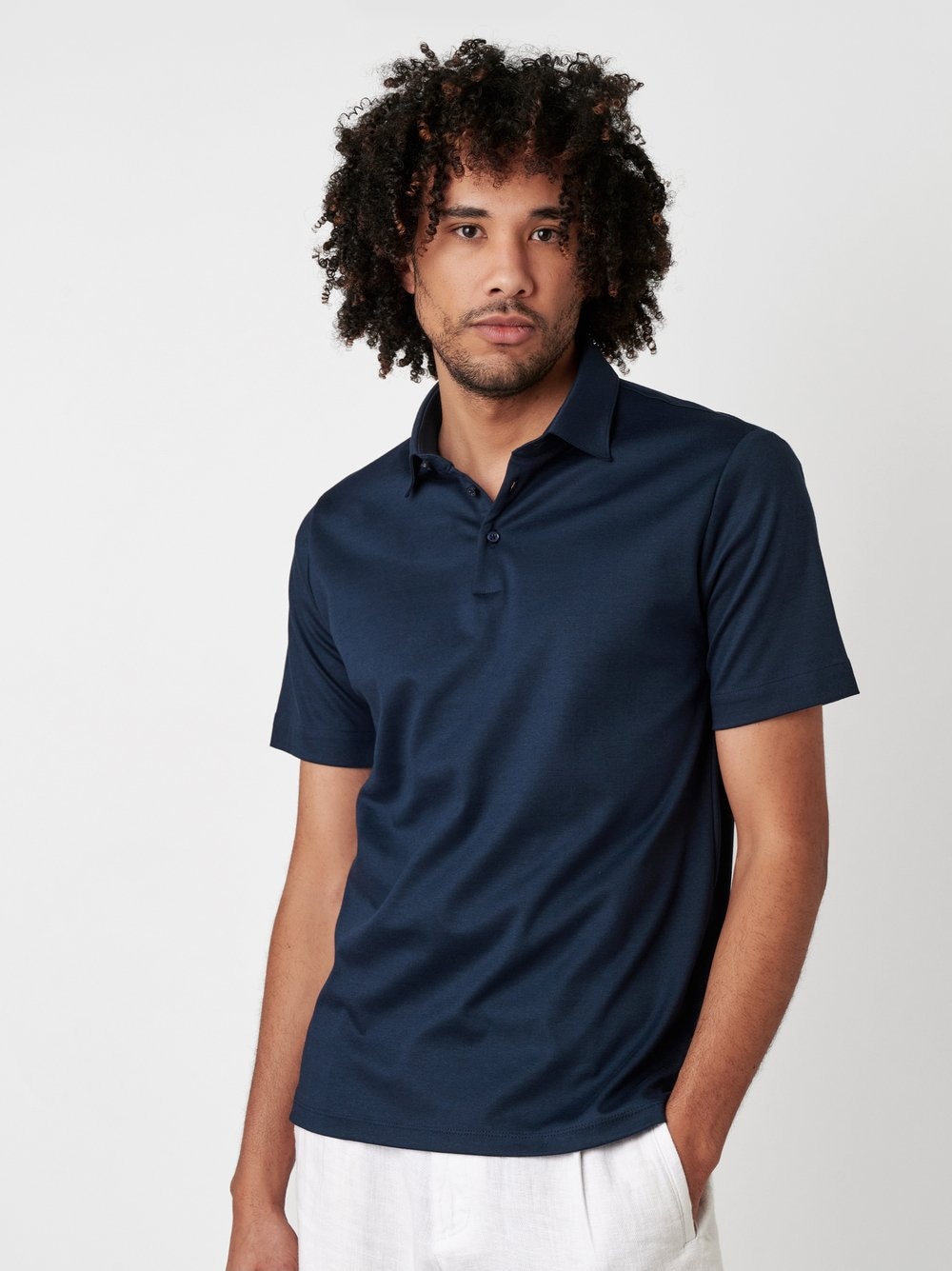 Image of DESOTO Poloshirt "Jerseypolo Essential Kent halbarm" Flexibler Stretch
