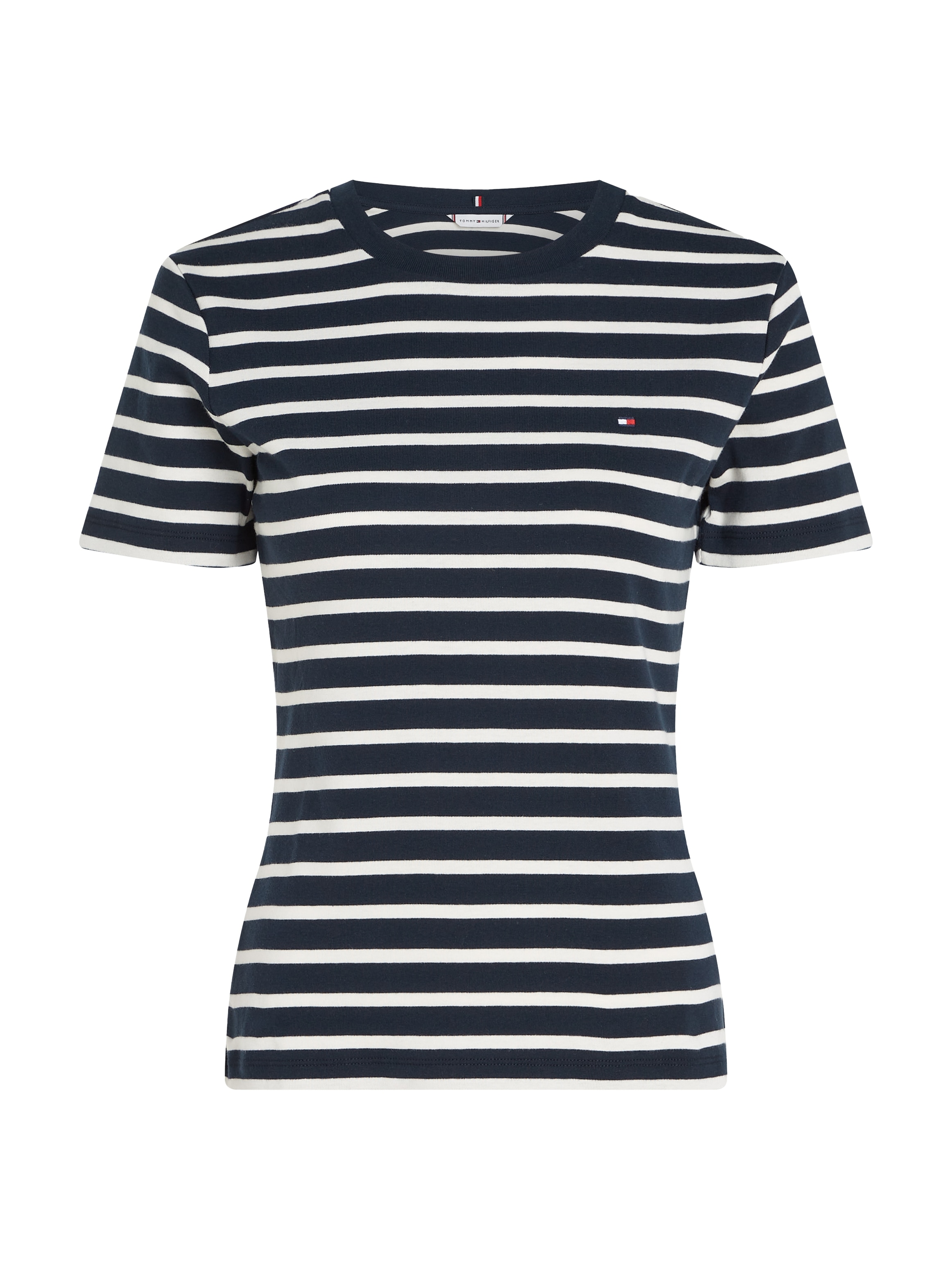 Tommy Hilfiger T-Shirt »SLIM CODY C-NK SS«, mit Logostickerei