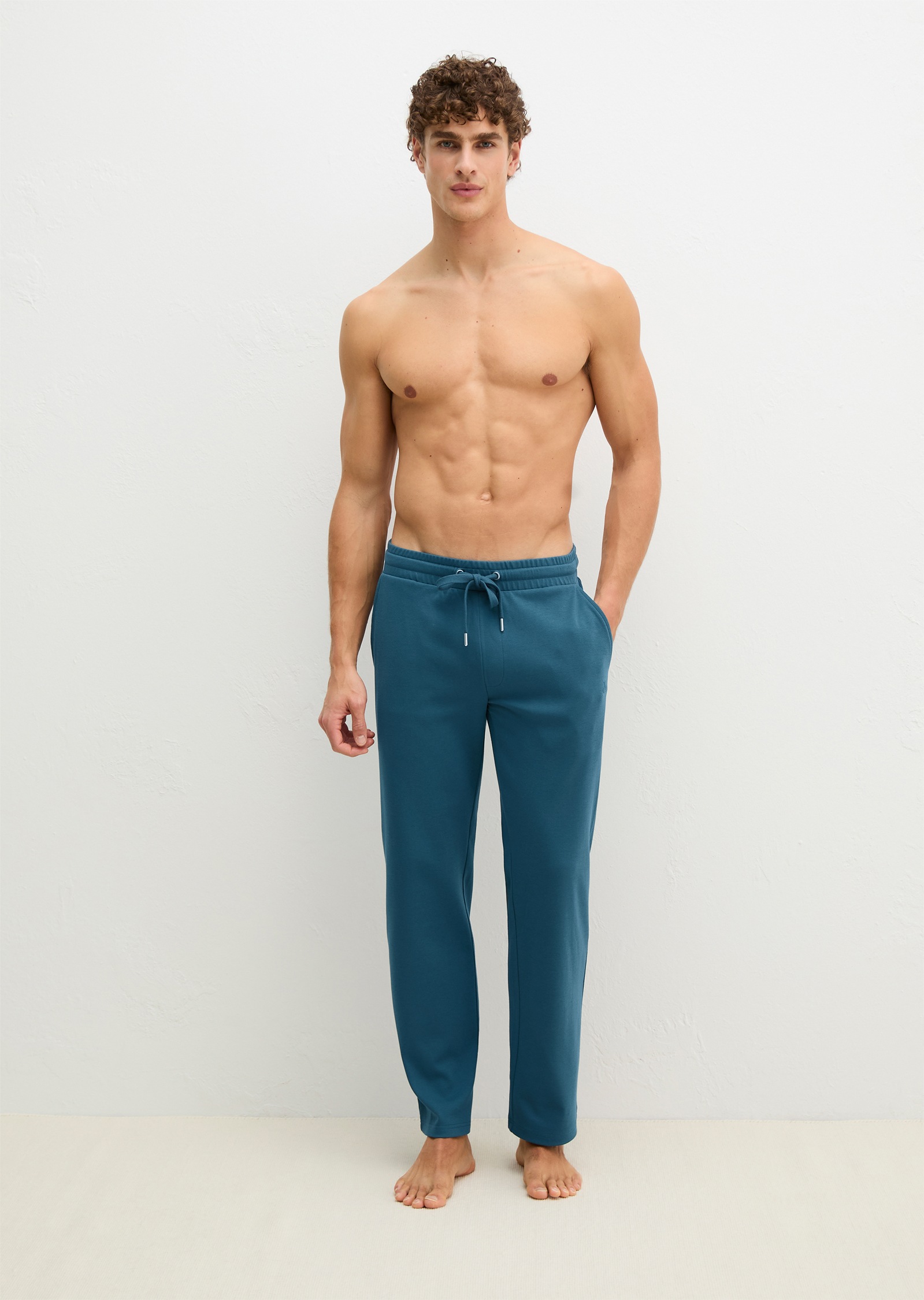 Image of Marc OPolo Loungehose "Mix N Match Interlock" mit Gummizug und Bindeband