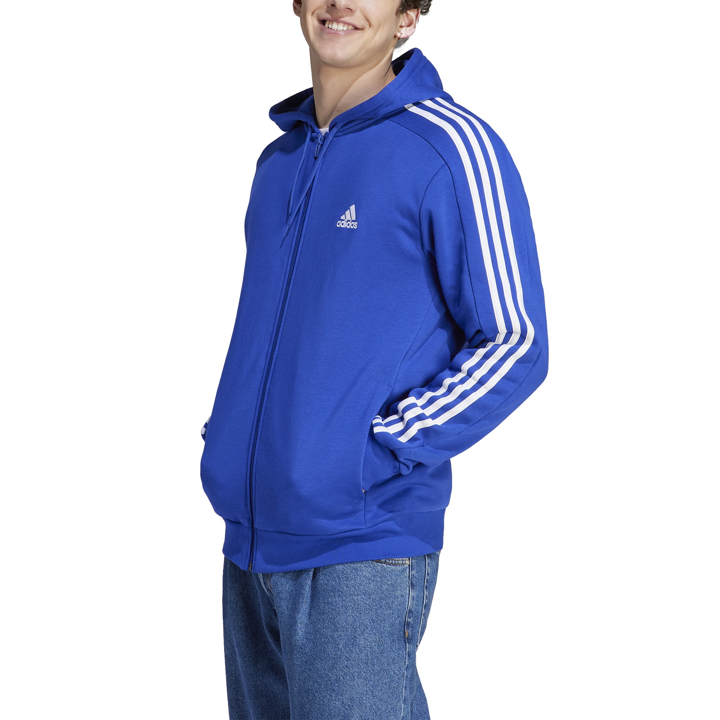 adidas Sportswear Kapuzensweatjacke »ESSENTIALS 3STREIFEN KAPUZENJACKE«