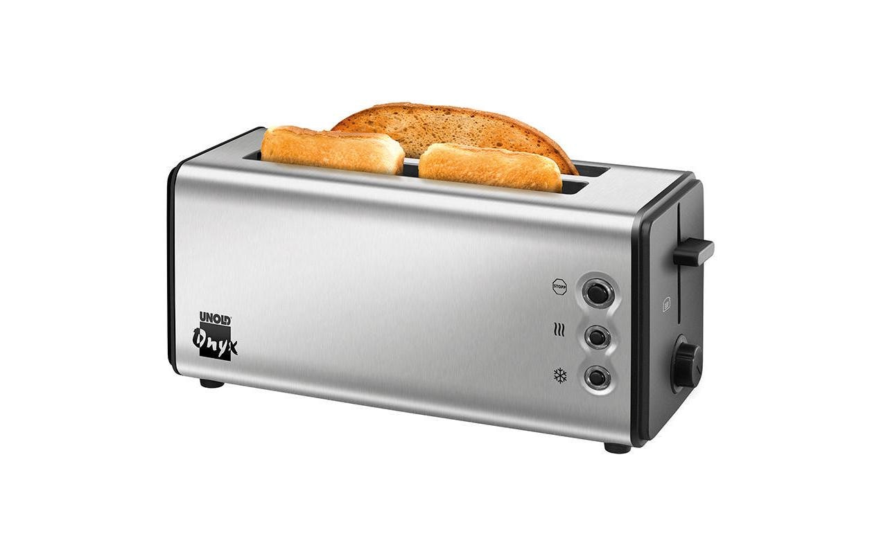 Unold Toaster »Onyx Duplex«, 2 lange Schlitze, für 4 Scheiben, 1400 W