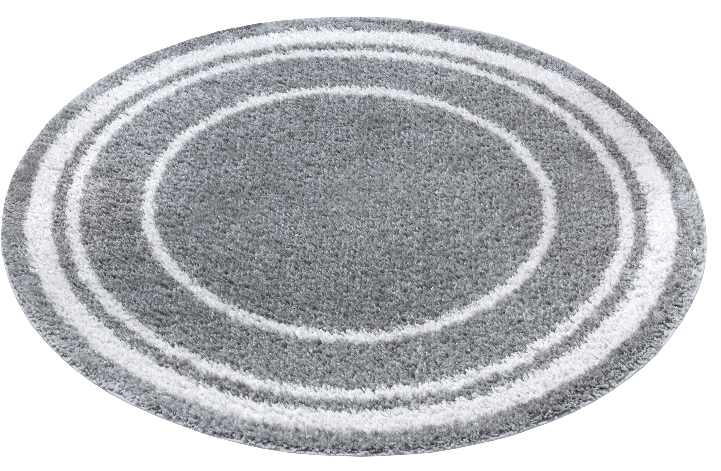 Image of MINT RUGS Hochflor-Teppich »Alfie«, rund, 33 mm Höhe, Scandi Look, Kreis Design, sehr weicher Flor, Wohnzimmer, Schlafzimmer, Arbeitszimmer, Robust, Pflegeleicht bei Ackermann Versand Schweiz