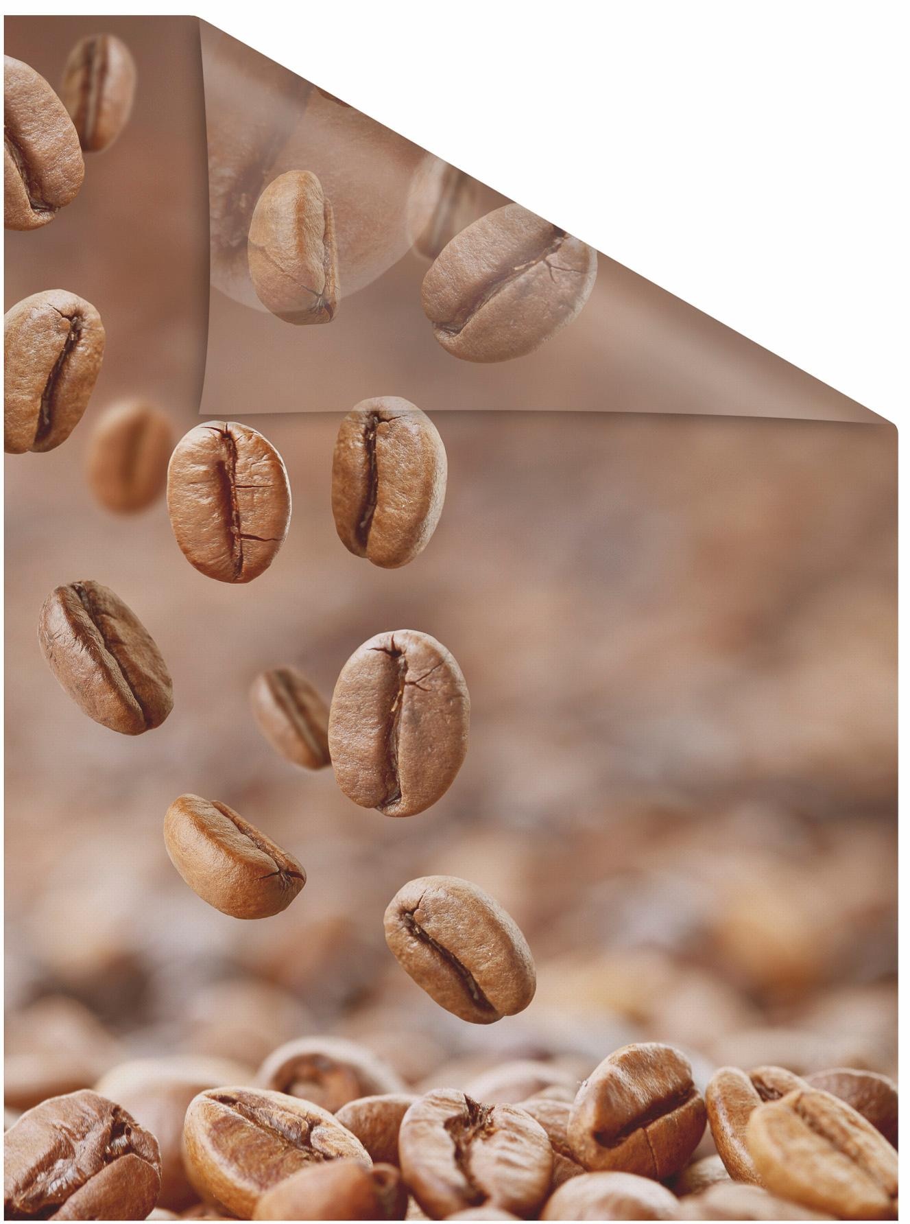 Image of LICHTBLICK ORIGINAL Fensterfolie "Kaffee" 1 Stk. blickdicht strukturiert Klebepunkte selbstklebend, Sichtschutz
