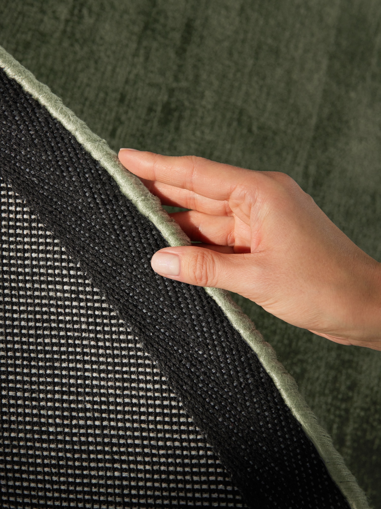 vikosa Teppich »Jane« rund 10 mm Höhe Dezenter Glanz, Weich, Seidenoptik, Viskose, Wohnzimmer, Schlafzimmer