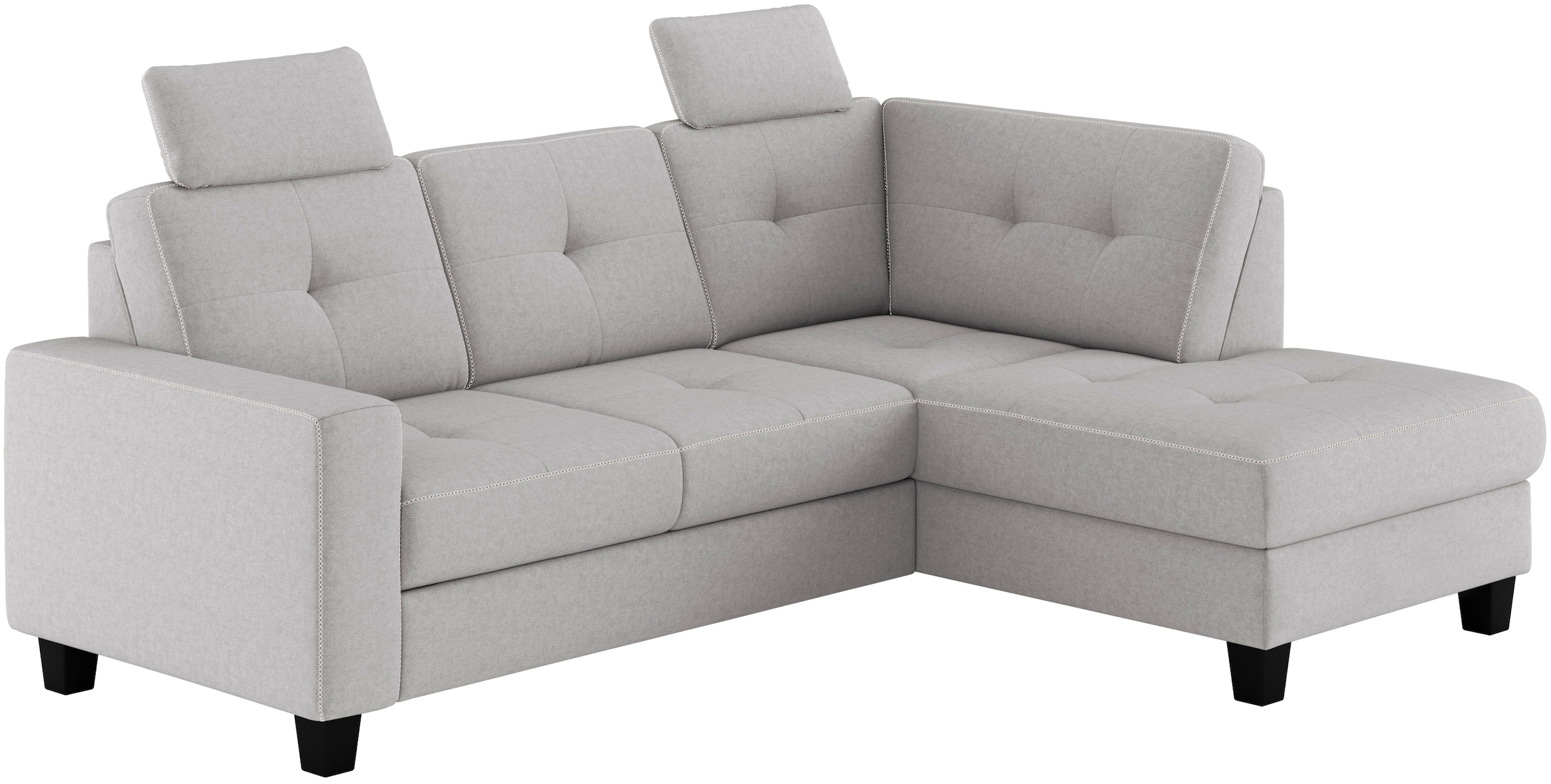 Home affaire Canapé d'angle »Varese« wahlweise mit Bettfunktion und Bettkasten