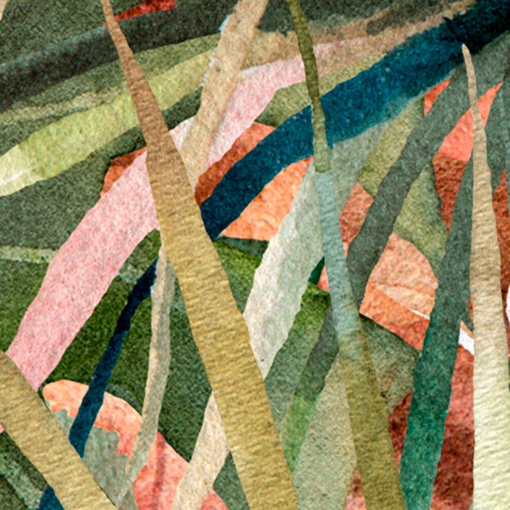 Komar Fototapete »Digitaldruck Vlies - Tropical Palace - Grösse 300 x 250 cm«, bedruckt, Wohnzimmer, Schlafzimmer