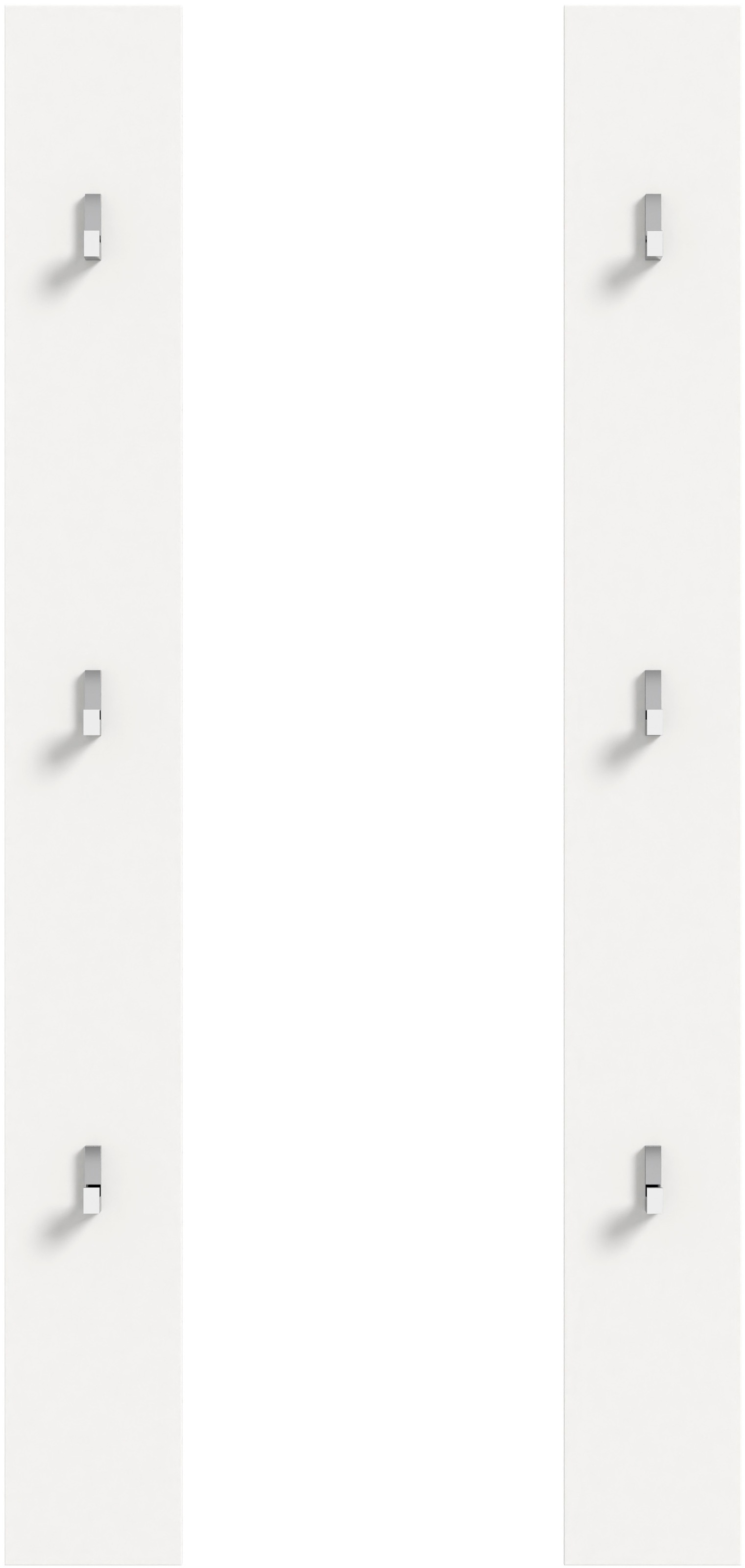 Image of Home affaire Garderobenpaneel "Trondheim Paneel 2er Set," Höhe 115 cm, 6 Haken,Garderobe, Flur, Diele