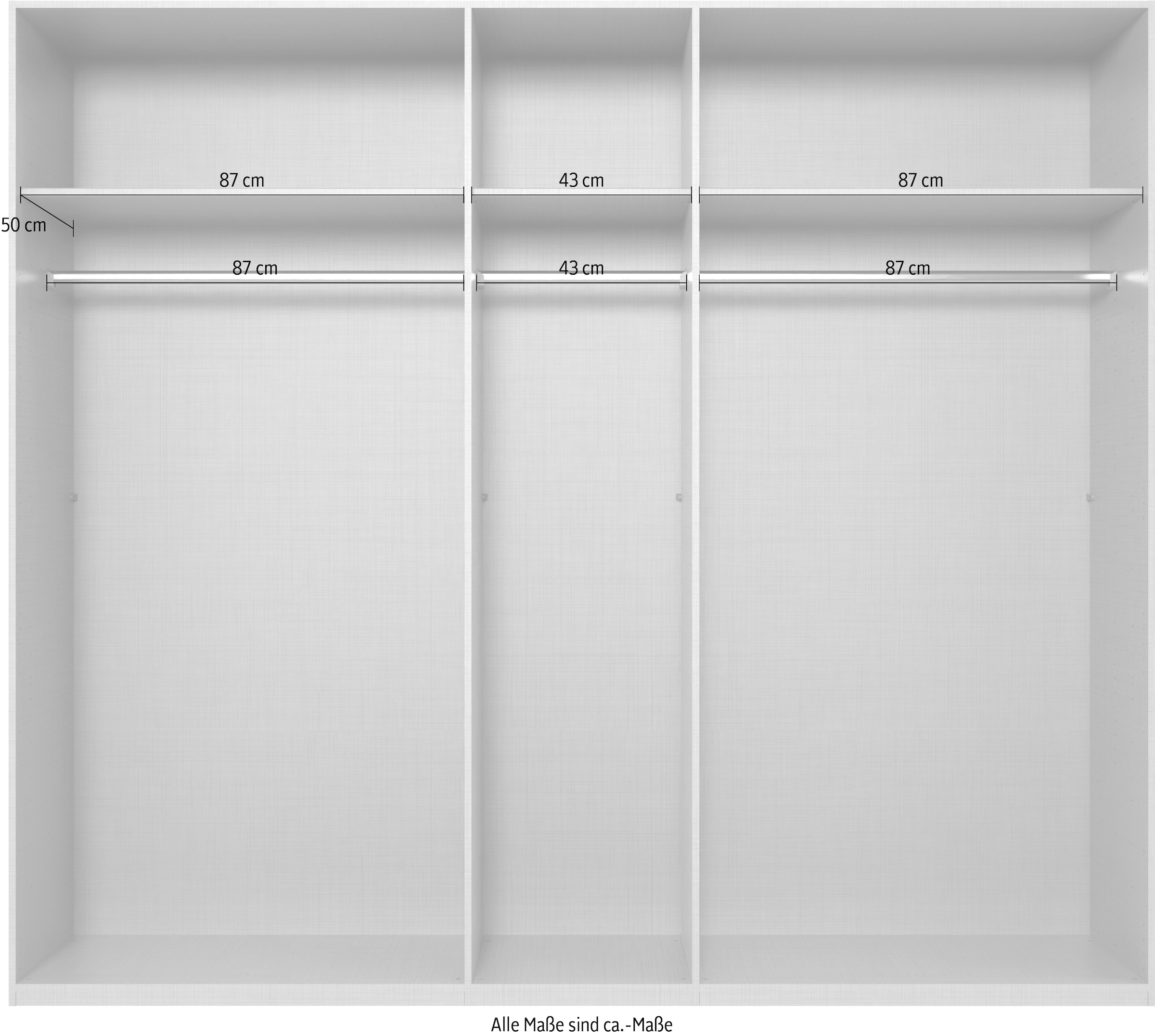 Wimex Drehtürenschrank »Budapest«, mit Spiegel, wahlweise 180 oder 225cm breit
