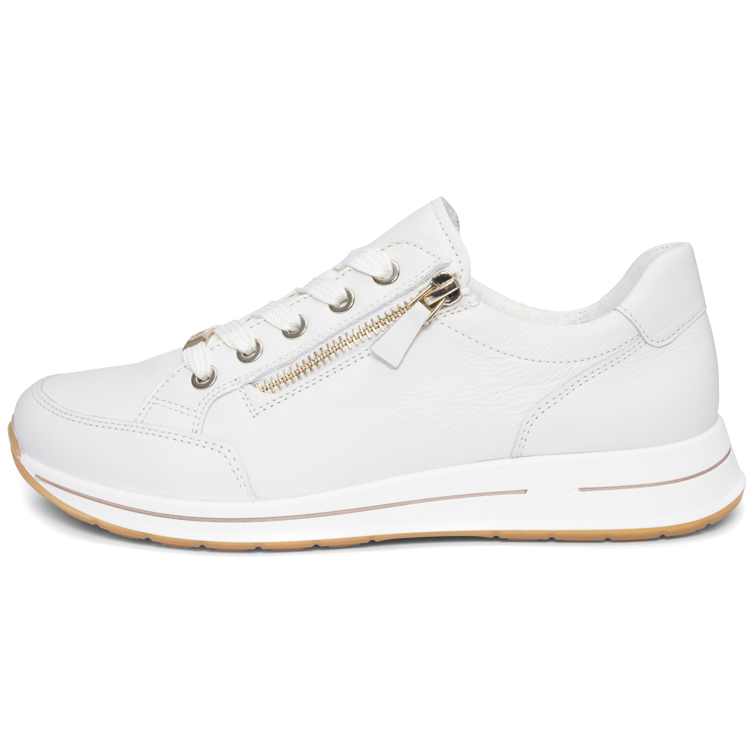 Ara Sneaker »OSAKA«  Freizeitschuh, Halbschuh, Schnürschuh mit Reissverschluss, H-Weite