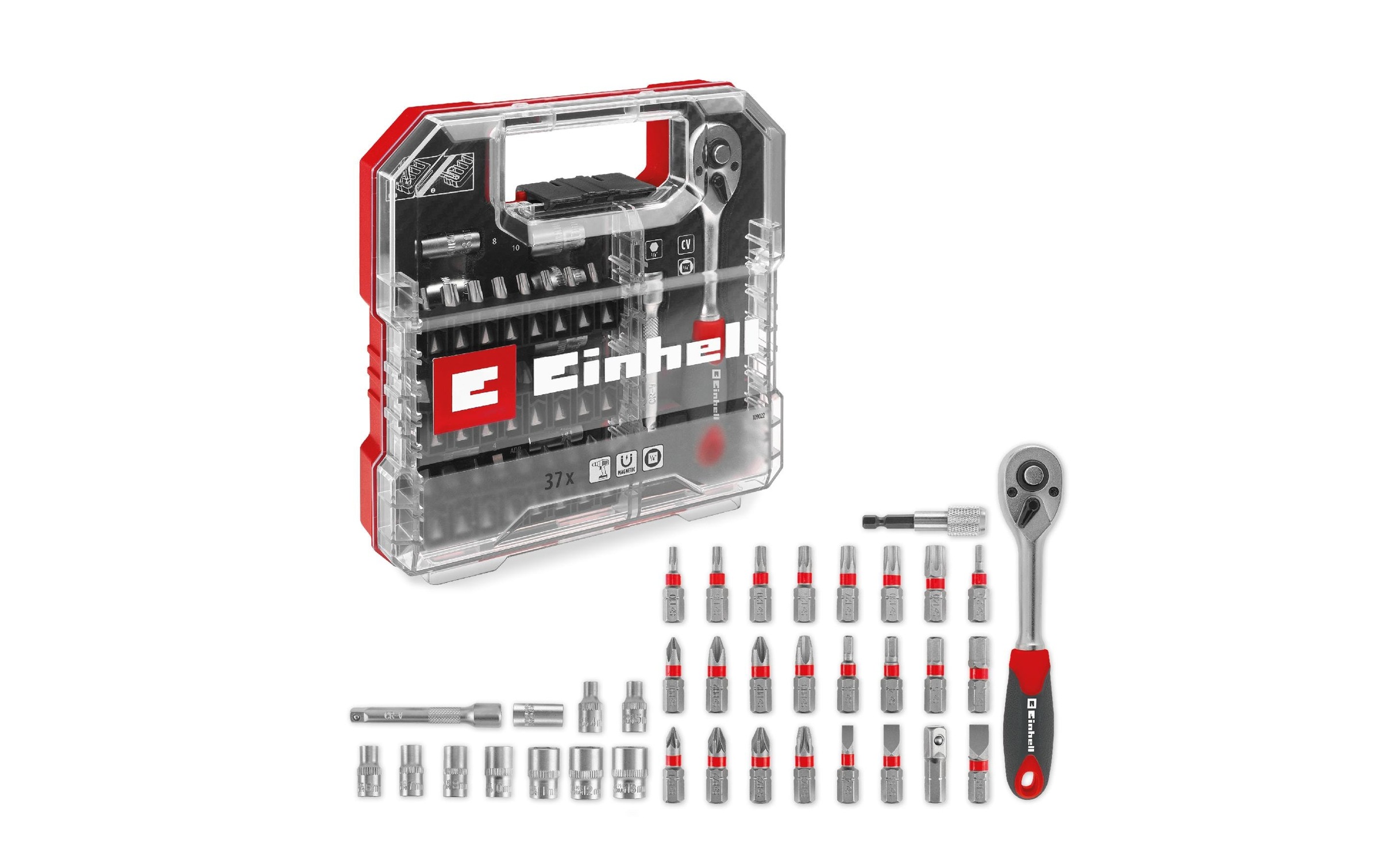 Image of Einhell Bit-Set "L-CASE LS 37-teilig" Set, 37 Stk. tlg.
