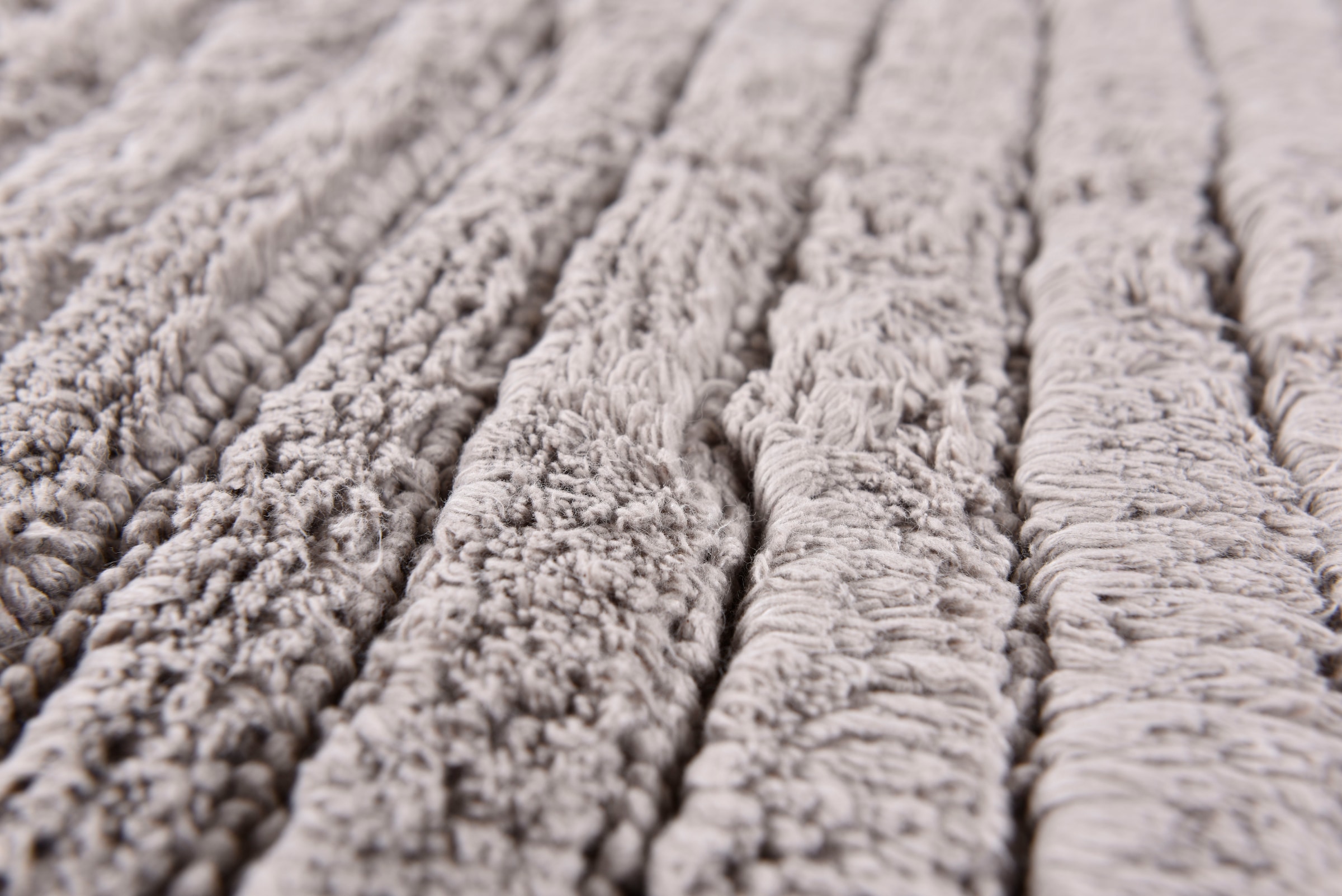 TOM TAILOR HOME Badematte »Cotton Stripes«, rutschhemmend beschichtet, fussbodenheizungsgeeignet-strapazierfähig, Uni Farben, gestreift, reine Baumwolle, Hoch-Tief Effekt