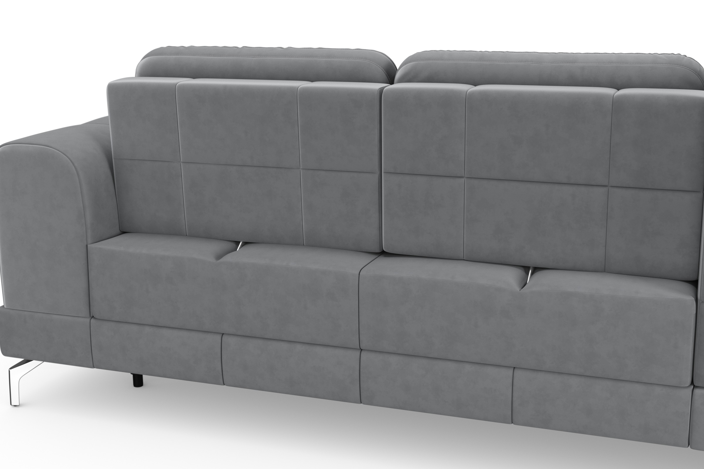 sit&more Ecksofa »Bendigo L-Form«, inklusive Sitztiefenverstellung, Bodenfreiheit 12 cm, in 2 Fussfarben