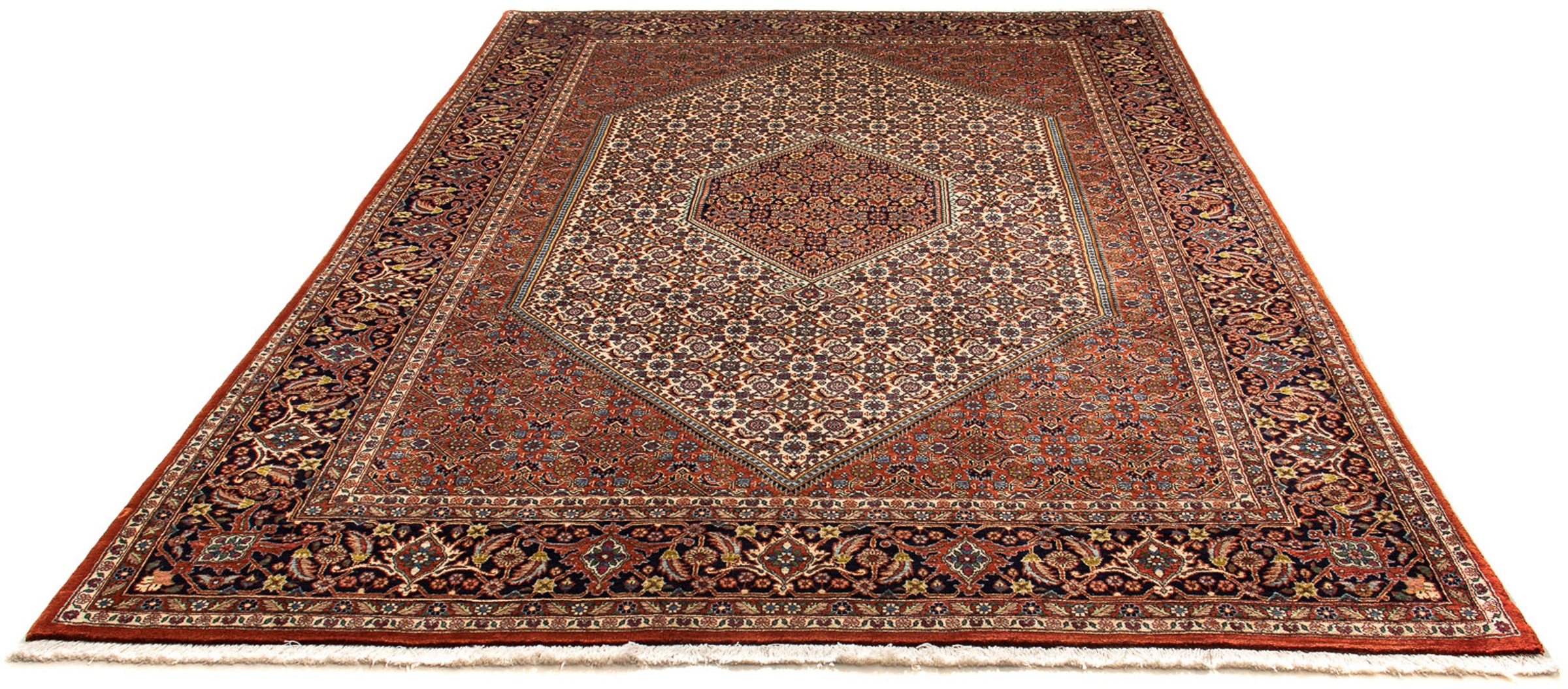 Image of morgenland Orientteppich »Perser - Bidjar - 297 x 202 cm - rost«, rechteckig, 15 mm Höhe, Wohnzimmer, Handgeknüpft, Einzelstück mit Zertifikat bei Ackermann Versand Schweiz