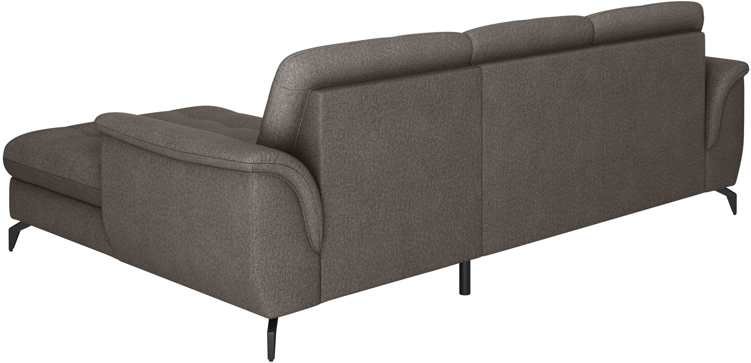 sit&more Ecksofa »Zora L-Form«, wahlweise mit Bettfunktion und Bettkasten