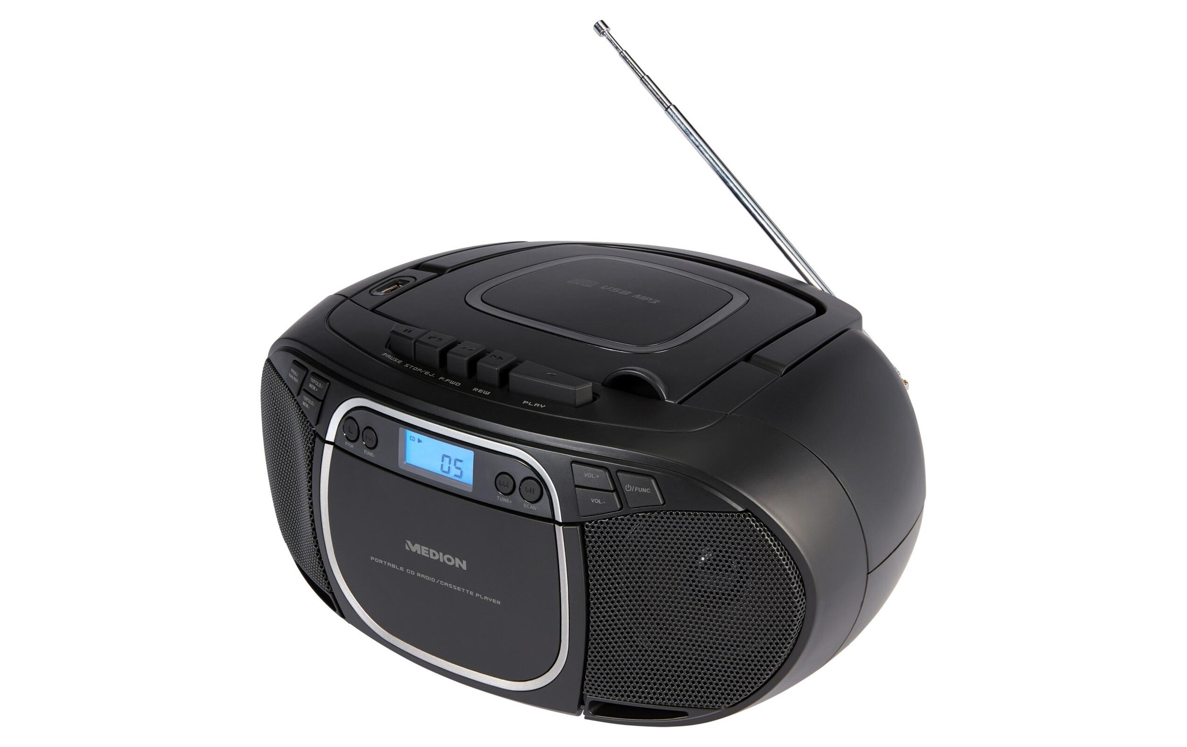 Medion® CD-Radiorecorder »LIFE E66476 Schwarz«