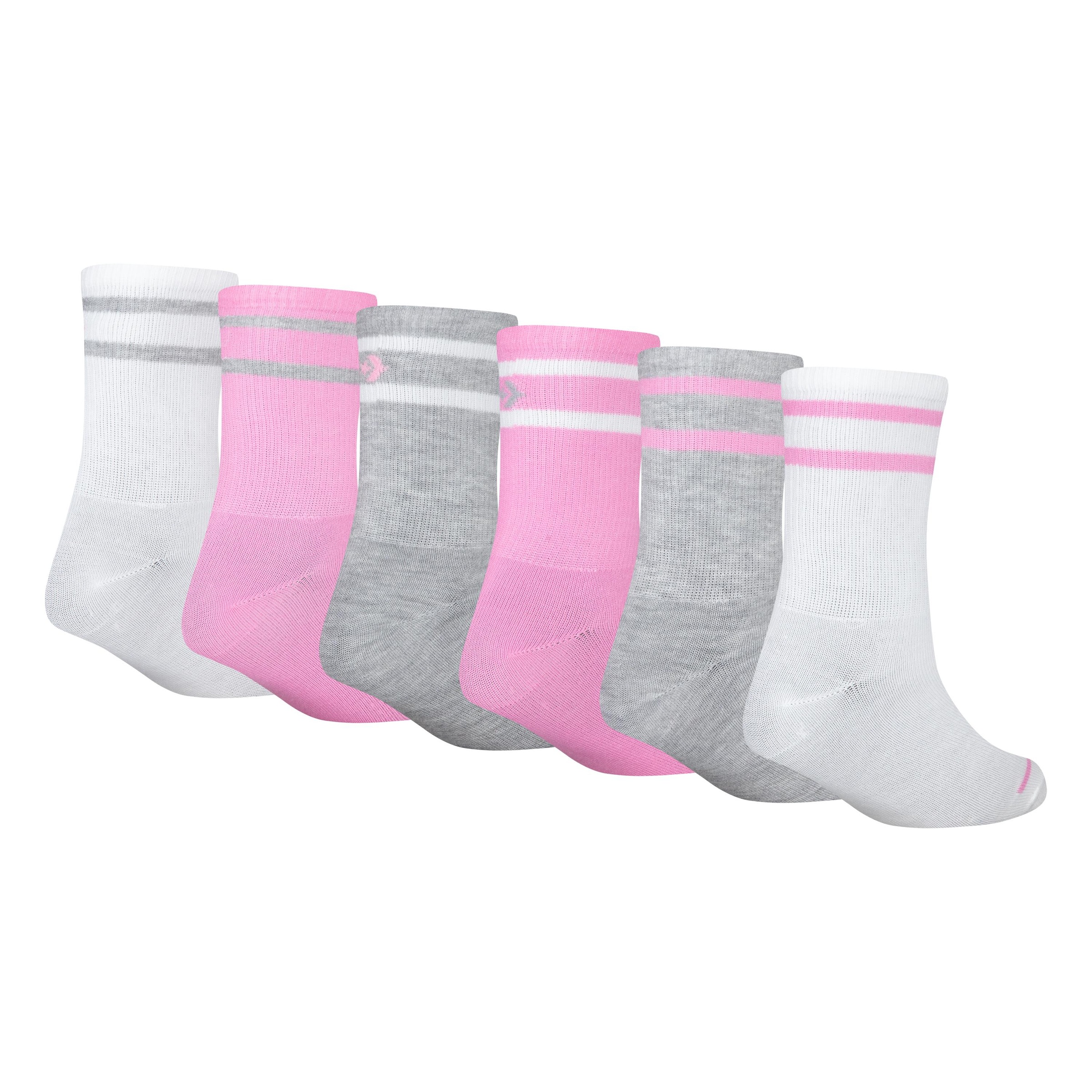 Converse Sportsocken »CHN BASIC WORDMARK CREW 6PK«, (6 Paar), für Kinder