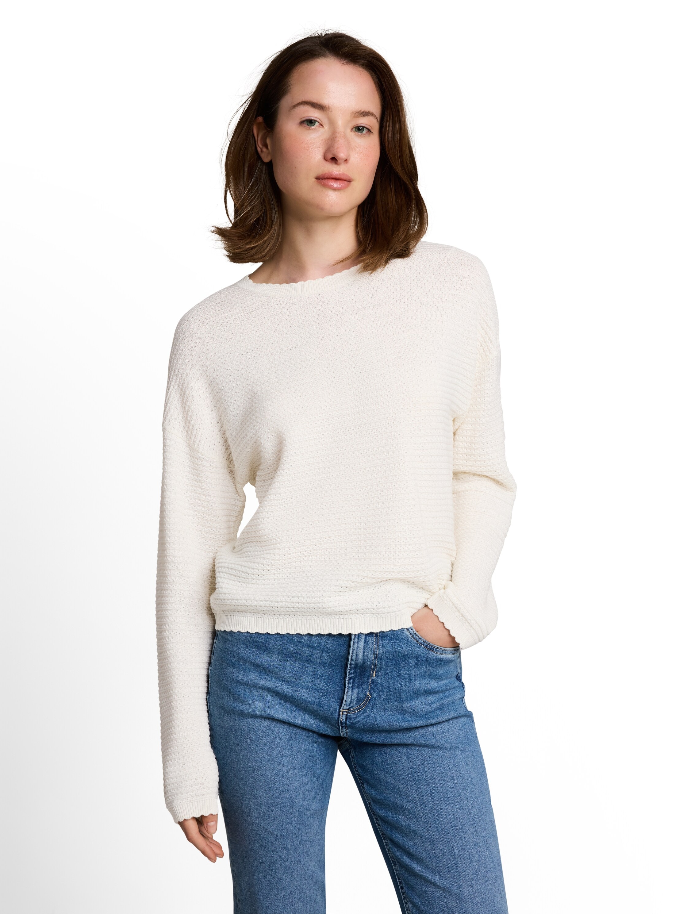 Image of TOM TAILOR Denim V-Ausschnitt-Pullover