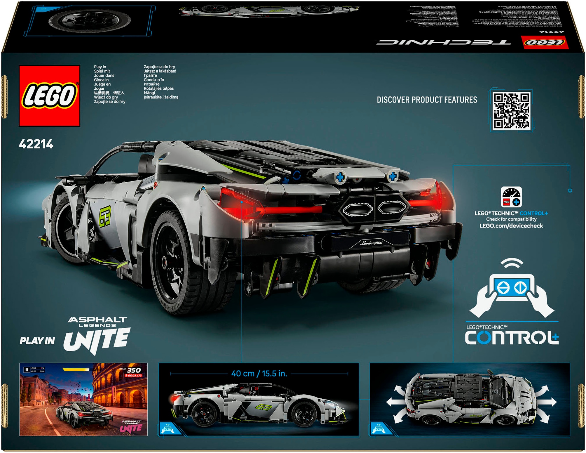 LEGO® Pions de construction »Lamborghini Revuelto Supersportwagen (42214), LEGO Technic« Made in Europe