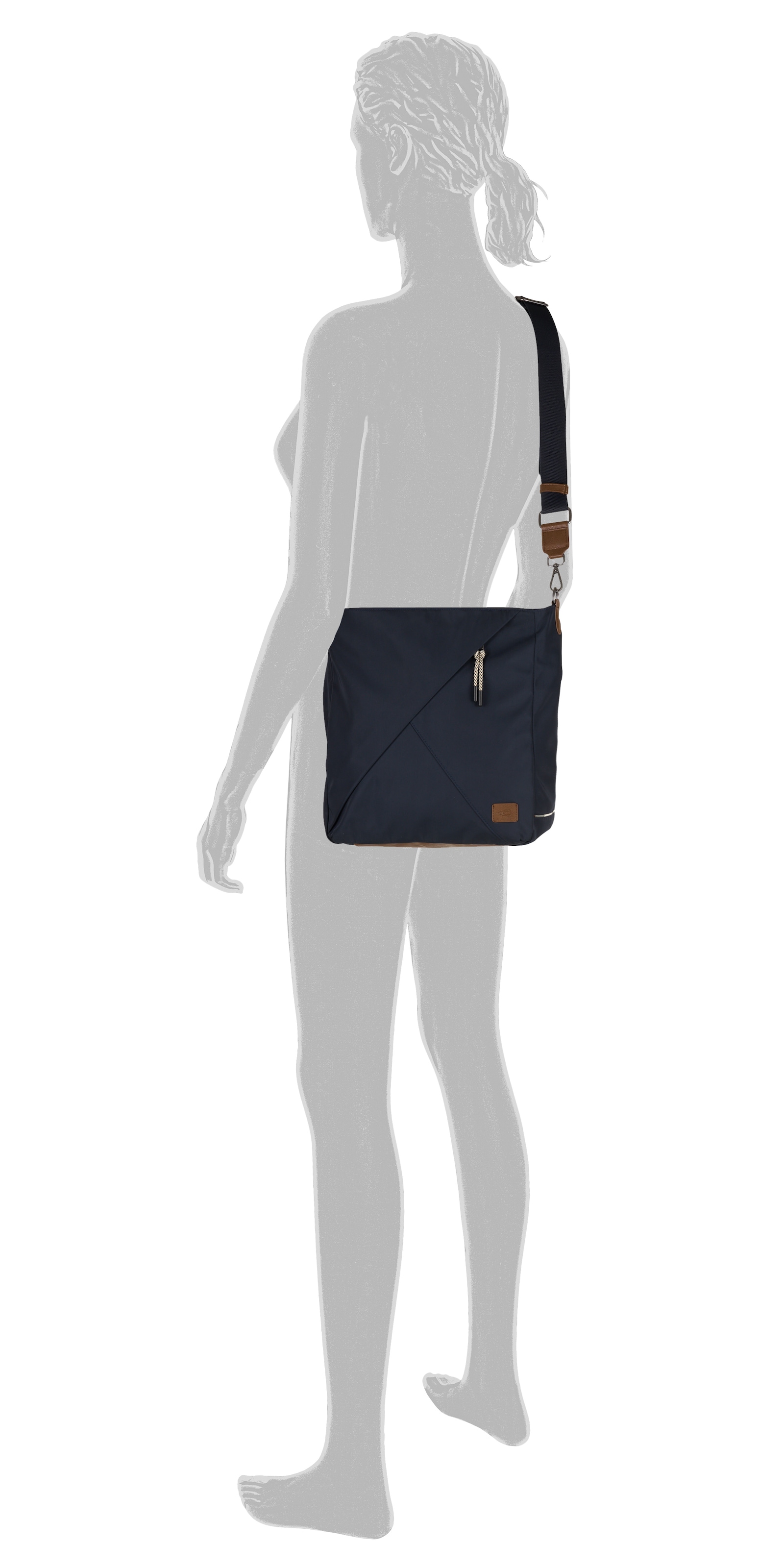 camel active Shopper »Aurum« aus recyceltem Polyester in Nylonstruktur, leicht & mit feinen Details