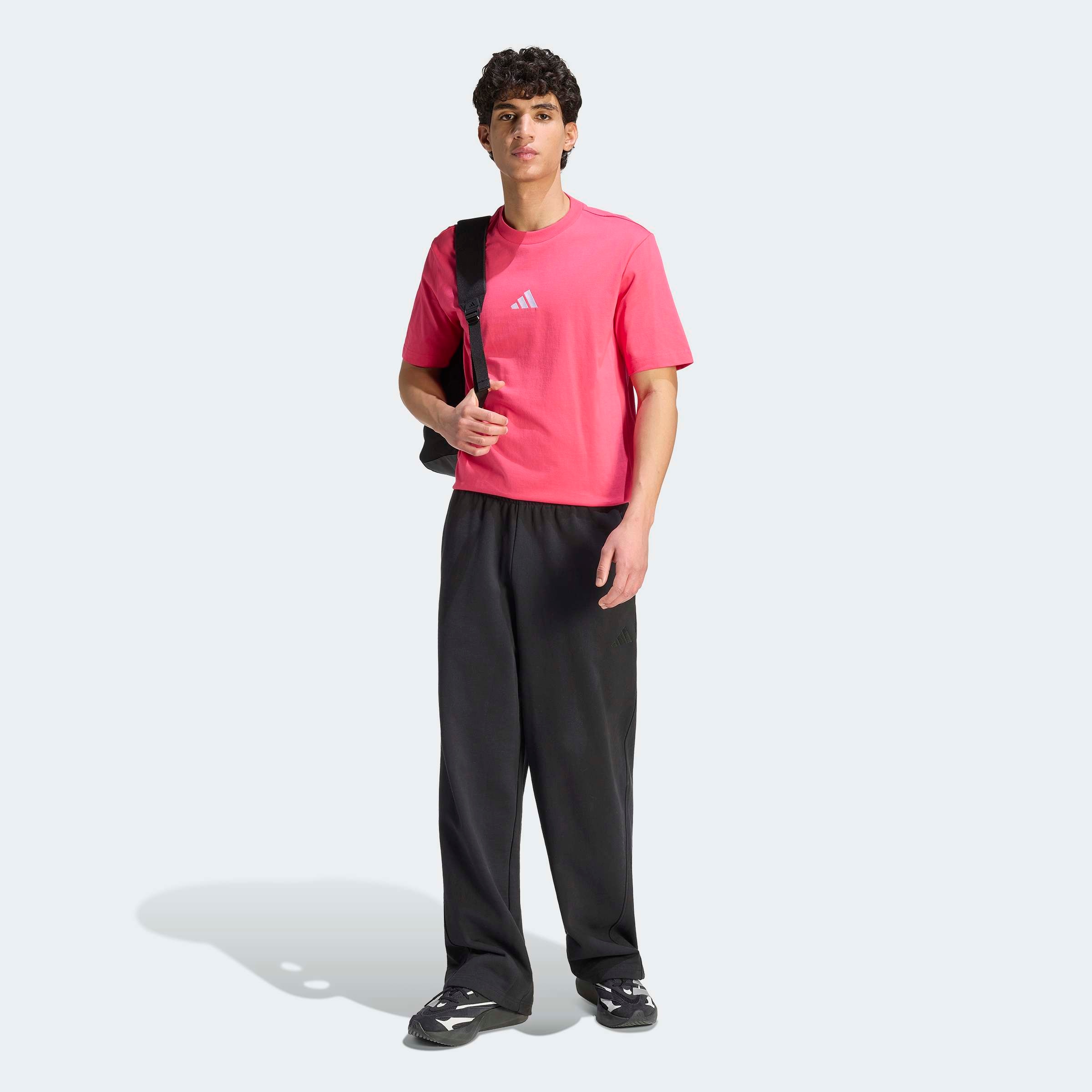 adidas Sportswear T-shirt »ESSENTIALS SMALL LOGO SINGLE JERSEY« t-shirt sportif à manches courtes, col rond