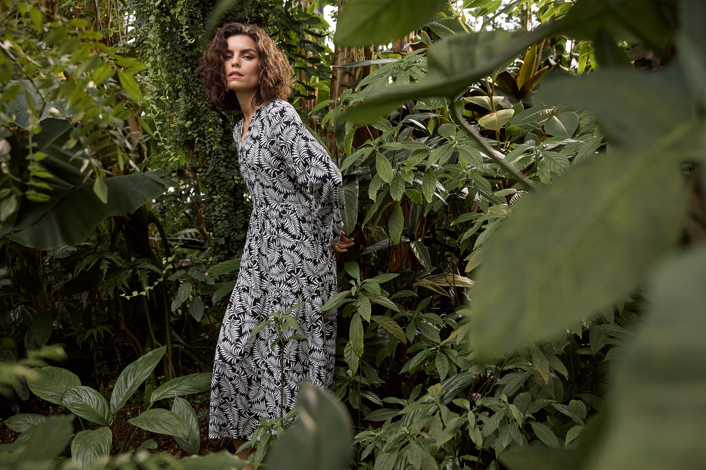 Laura Scott Maxi robe pour affaires, décontracté, printemps et fête, en viscose