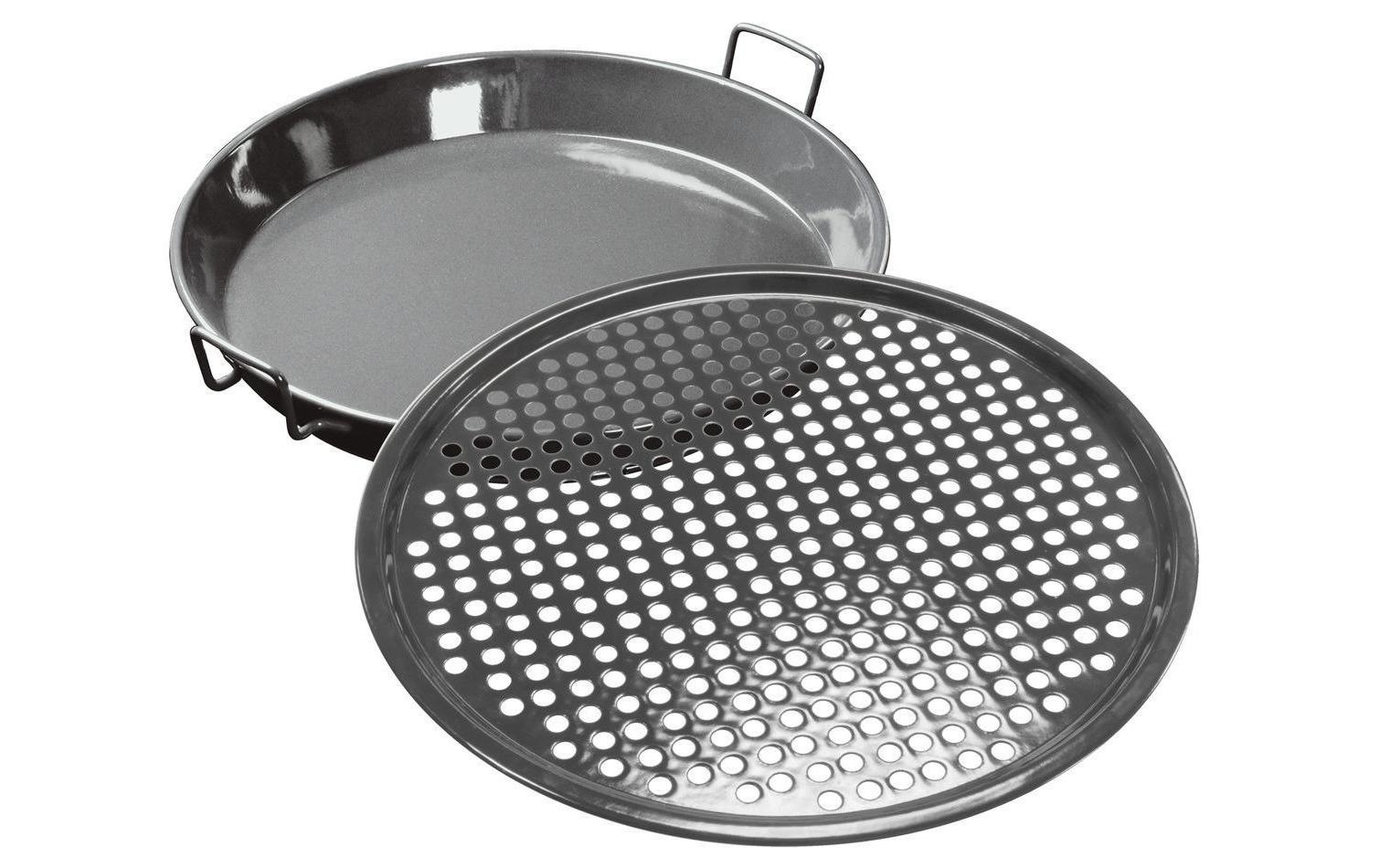 Image of OUTDOORCHEF Bratpfanne "Gourmet Set 2-teilig" Stahl 2 tlg. Lochblech und Gourmet-Pfanne CHF89.00