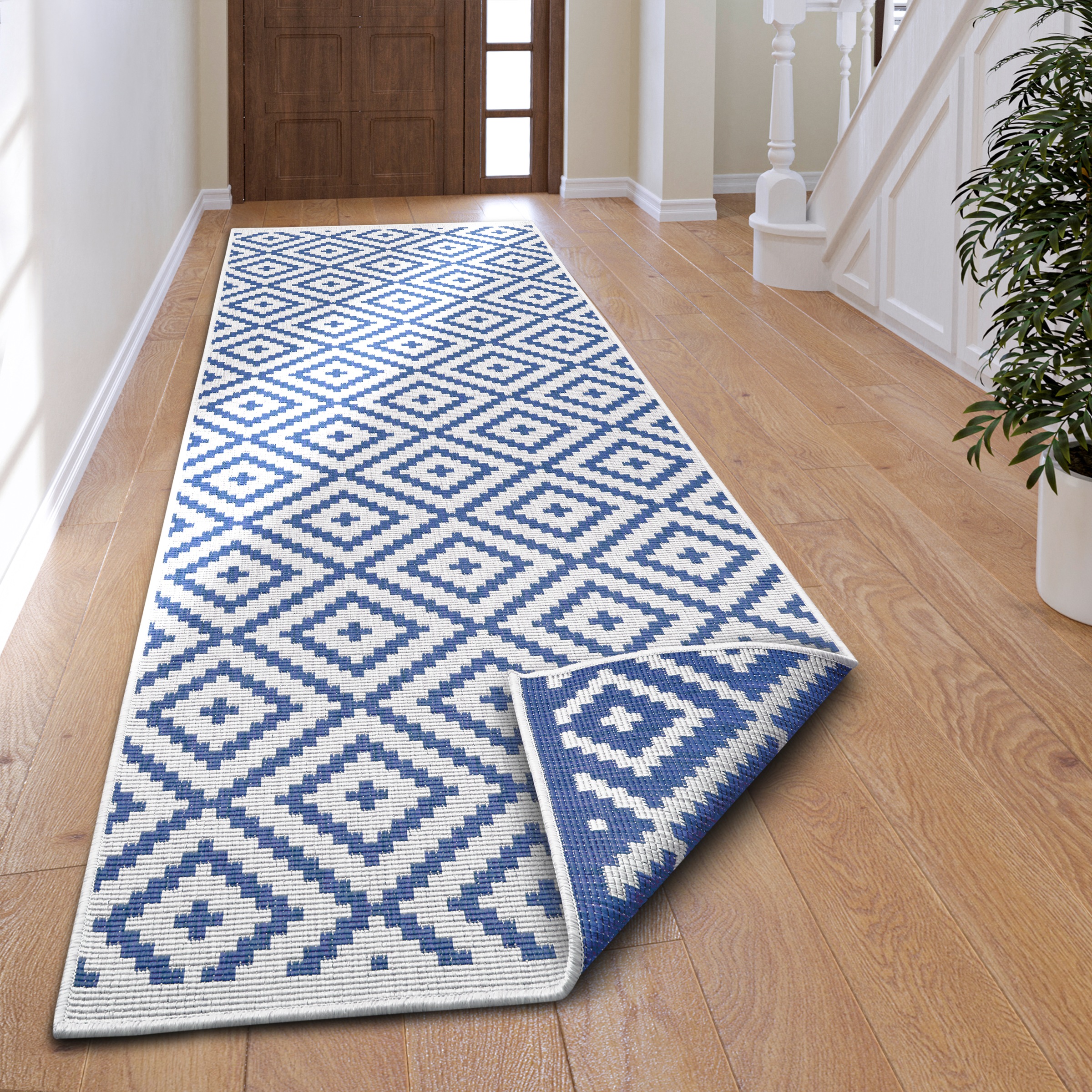 Image of GOODproduct Läufer "Ronda Wendeteppich" rechteckig 5 mm Höhe Sisal-Optik, Flachgewebe, In- und Outdoor, geometrisches Boho Design