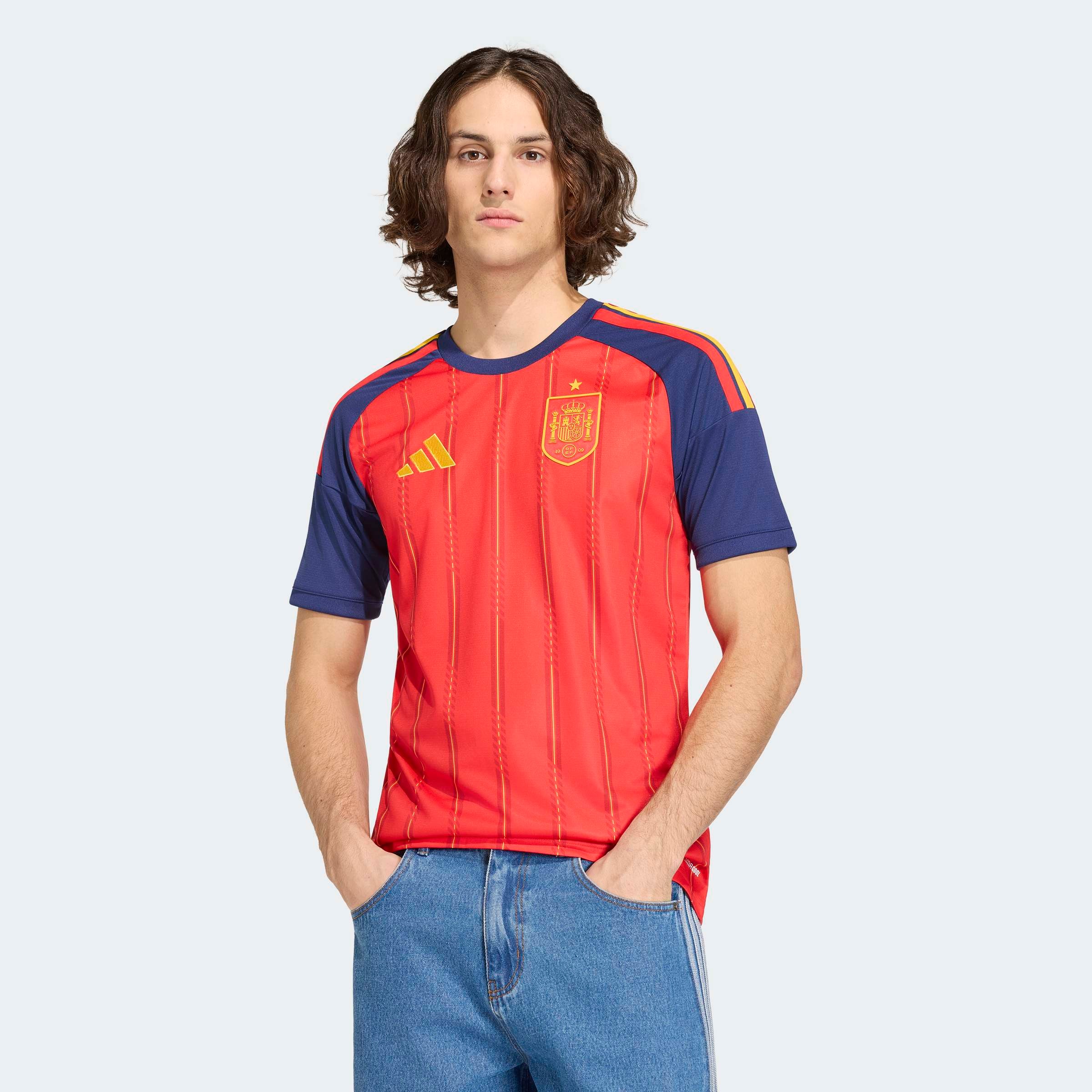 Image of adidas Performance Fussballtrikot "SPANIEN 26 HEIMTRIKOT" mit Climacool Technologie, atmungsaktiv, Kurzarm