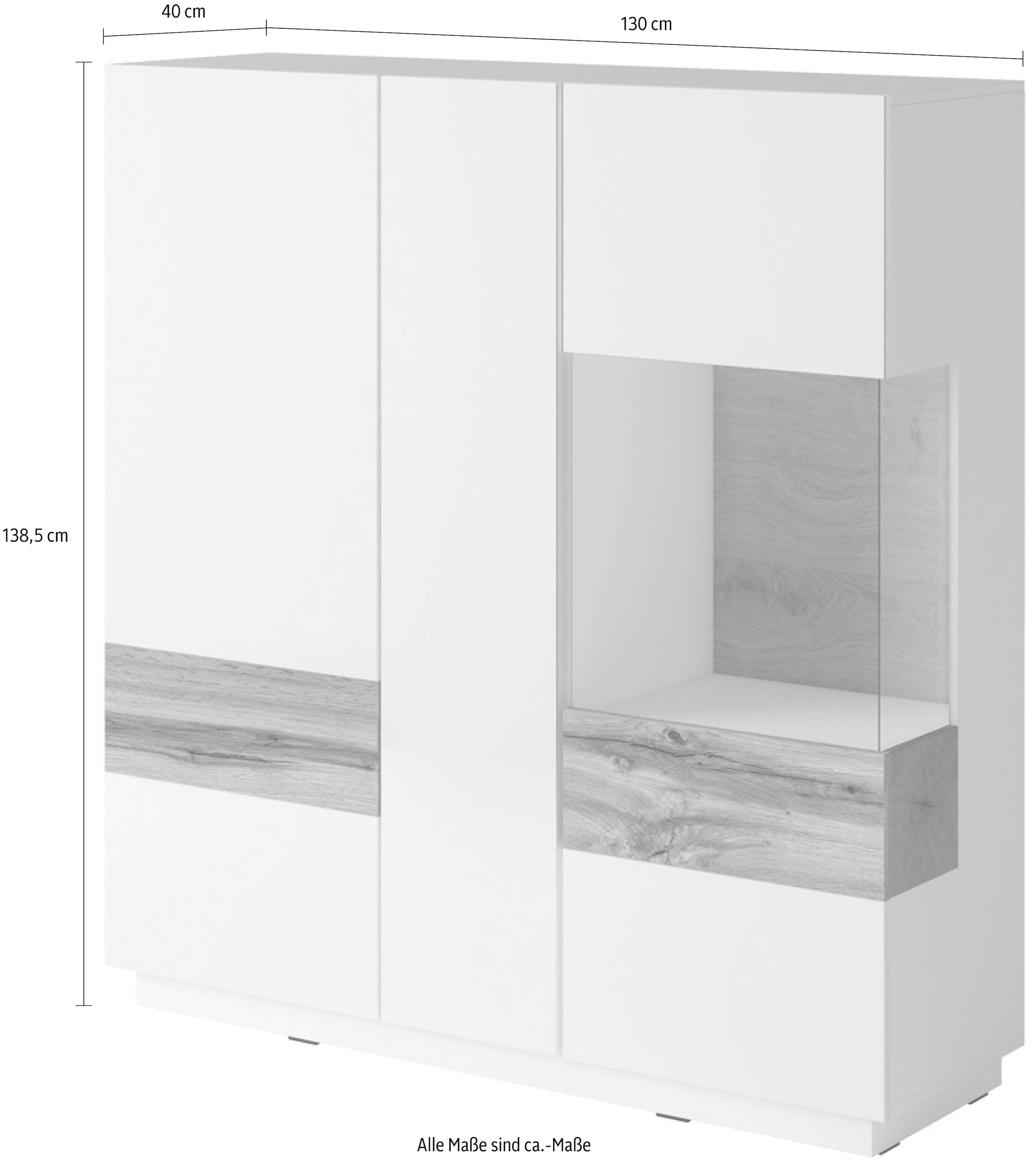 Breite Sideboard »SILKE«, Helvetia cm 130 kaufen bequem