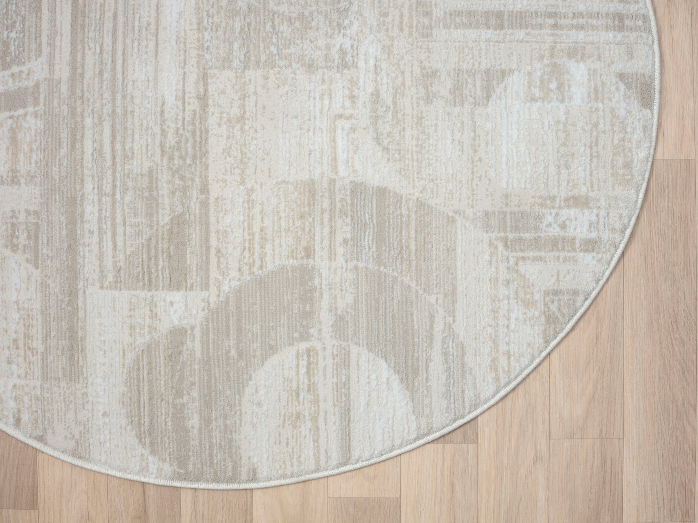 Myflair Möbel & Accessoires Teppich »My Circles« rund 10 mm Höhe Kurzflor, modernes Design, Retro-Style, besonders weich