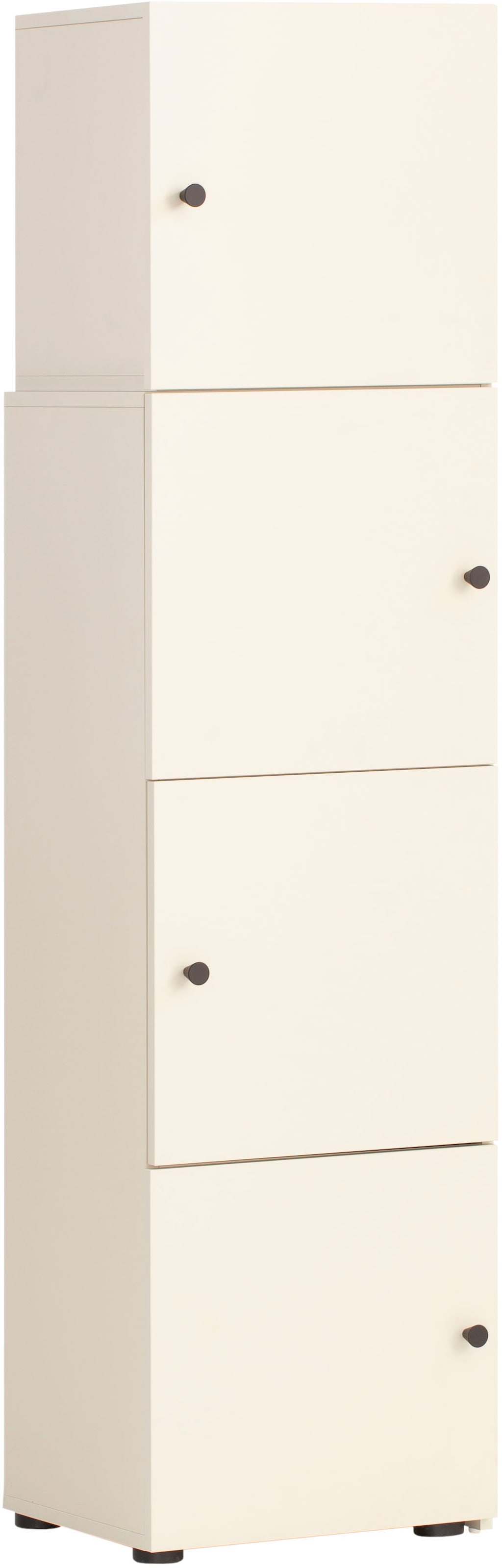 Schildmeyer Schieberegal »Lovund, Breite variabel von 42 bis 70 cm« 4 Türen mit Softclose-Funktion