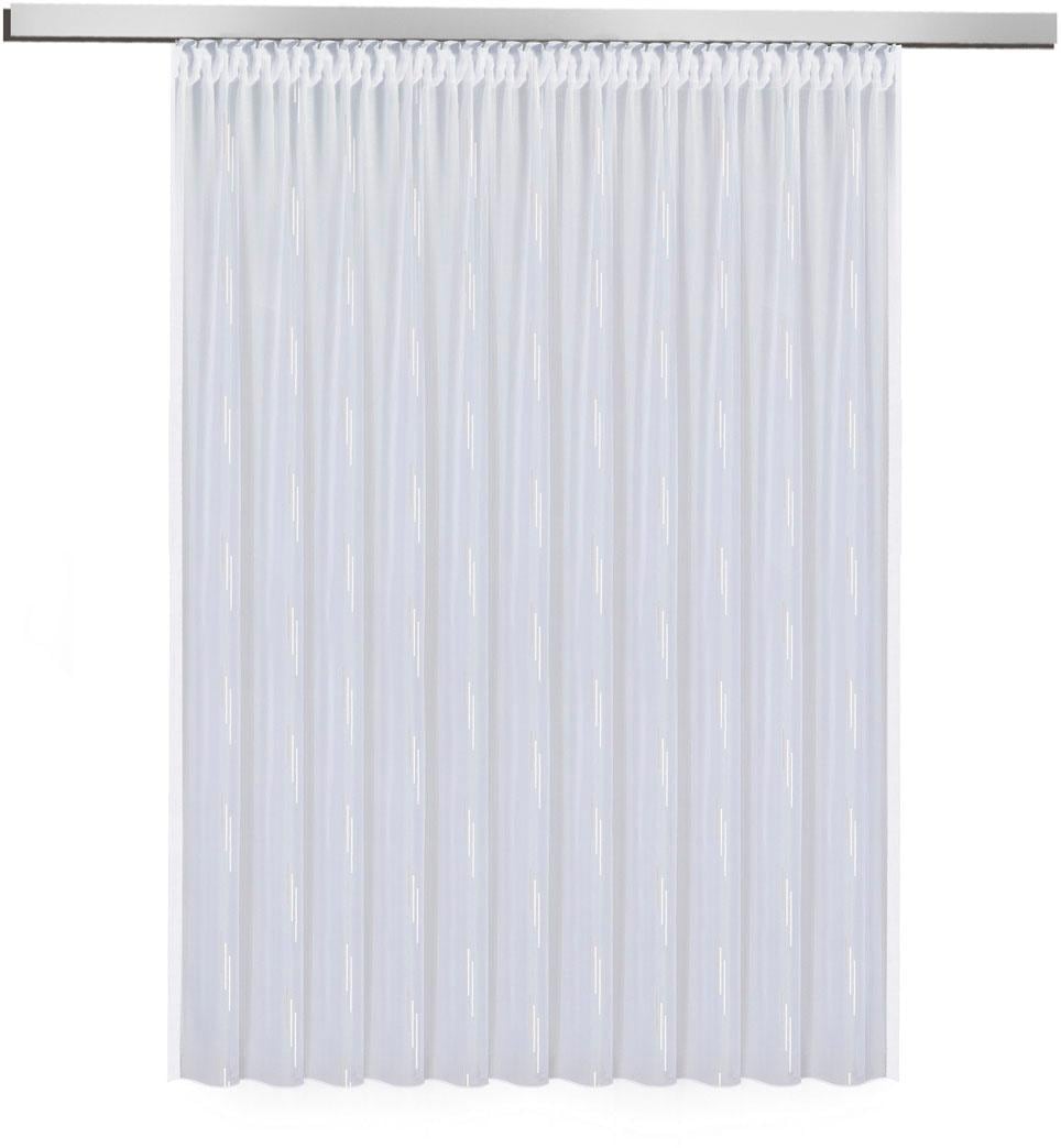 Image of Gerster Gardine "Vera" Smokband 1 Stk. tlg. Voile Grundware mit Scherli Effekt