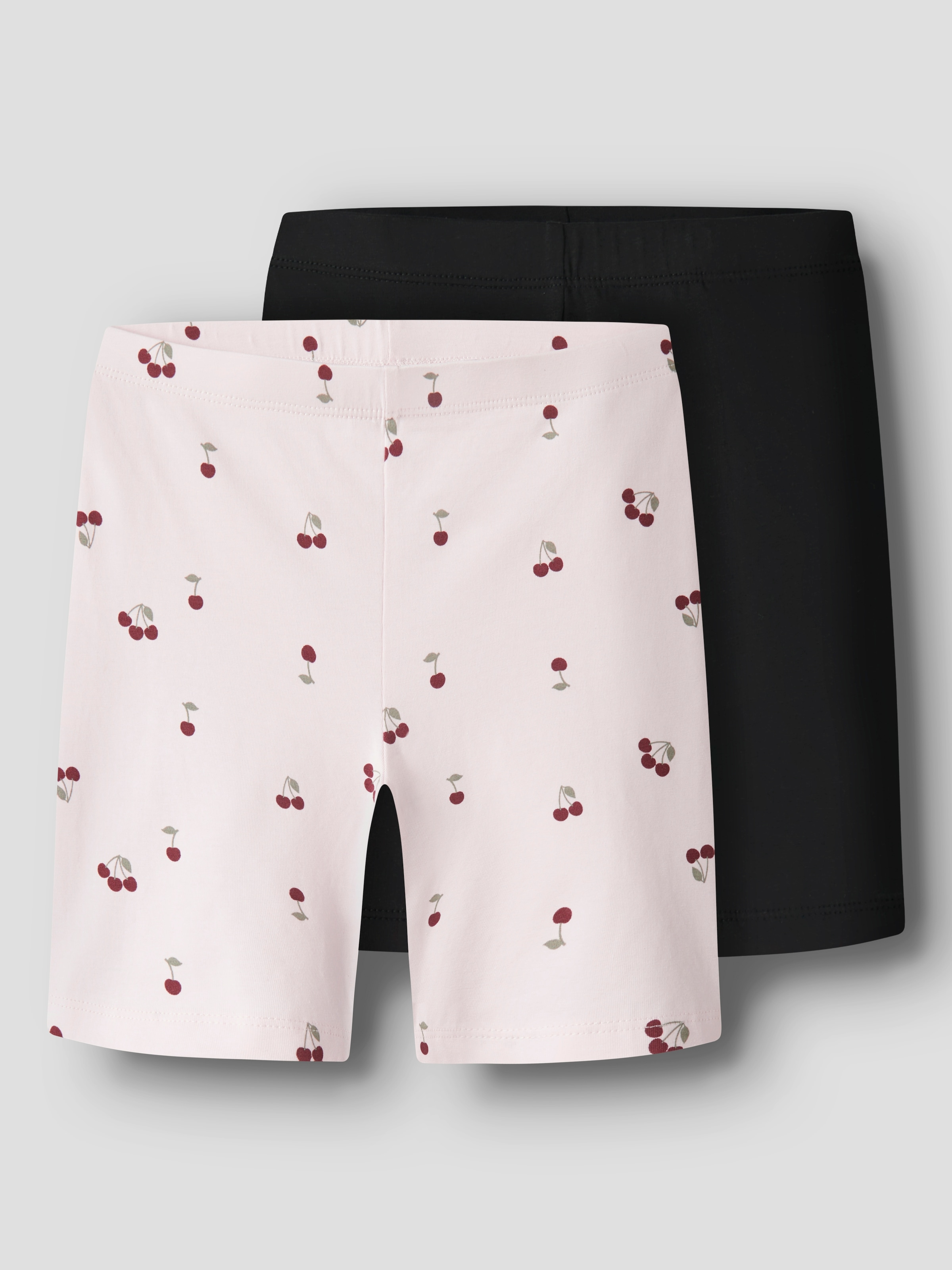 Name It Radlerhose »NKFVIVIAN 2P AOP SHORT LEGGING NOOS«  Baumwollmischung, elastischer Bund, bedruckt und uni im Set