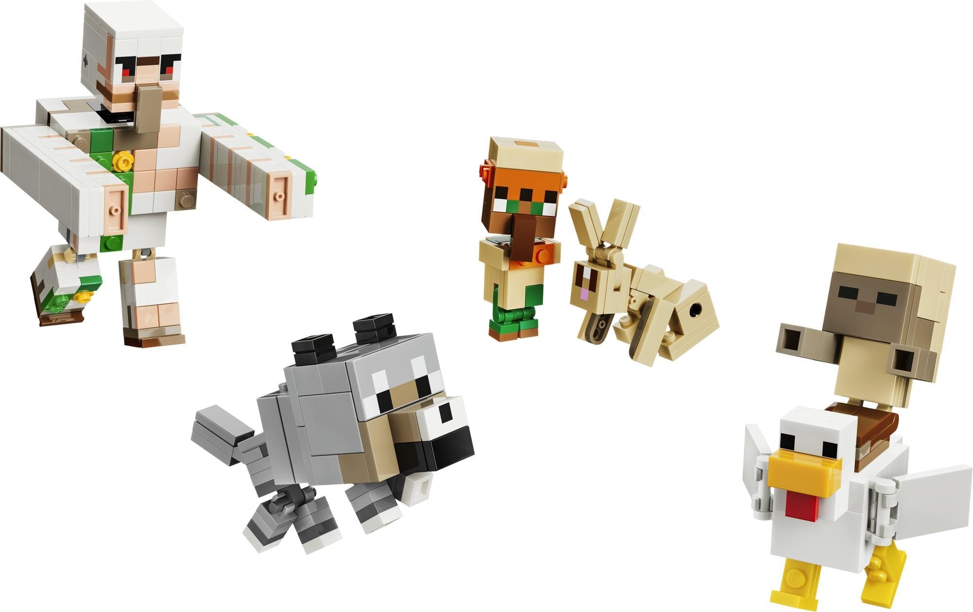LEGO® Konstruktionsspielsteine »Angriff des Hühnerreiters in der Wüste (21592), LEGO Minecraft« Made in Europe
