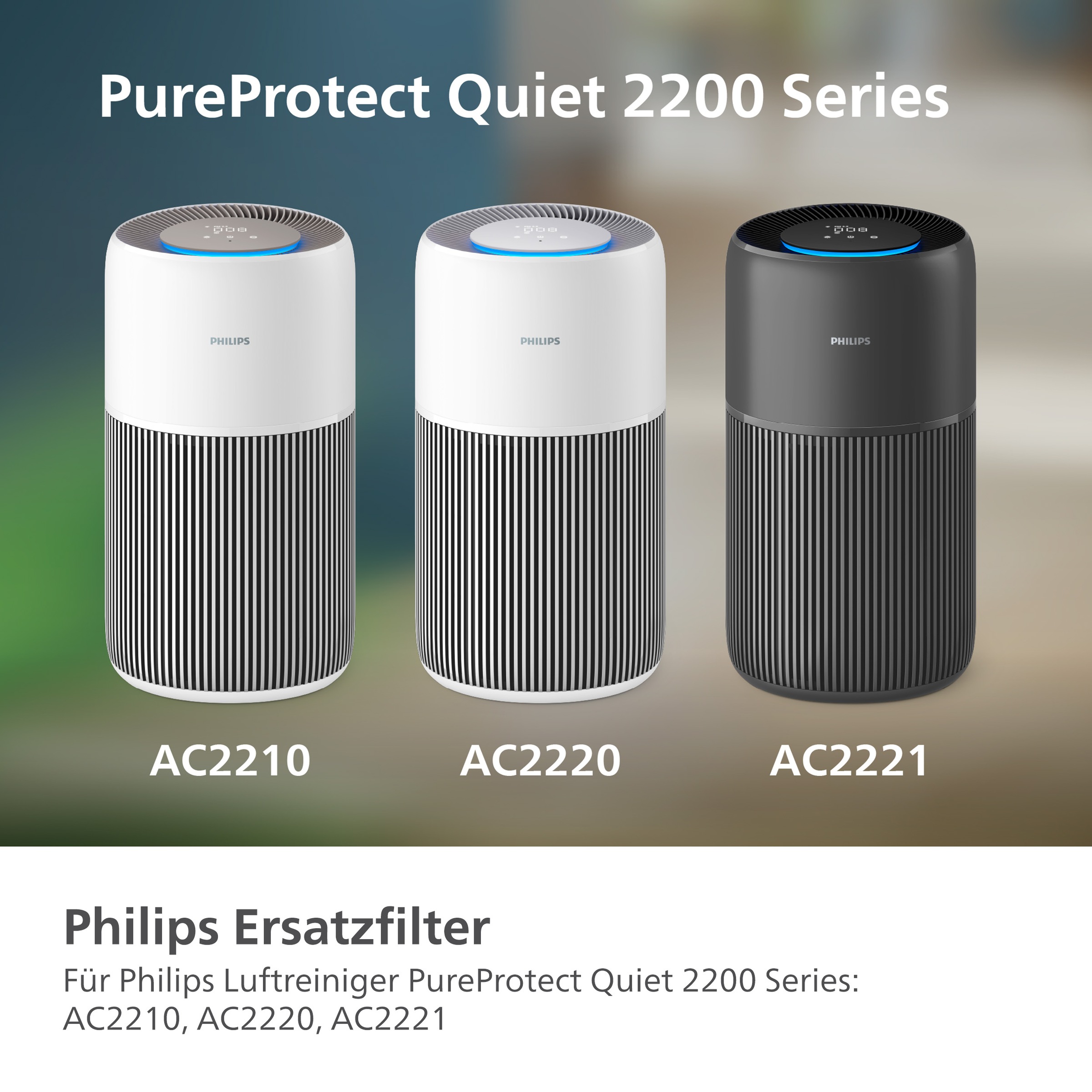 Philips Filtre de rechange »FY2200/30 HEPA NanoProtect Filter« 1 cuis tlg. bis zu 3 Jahre verwendbar, 1 Filter im Lieferumfang
