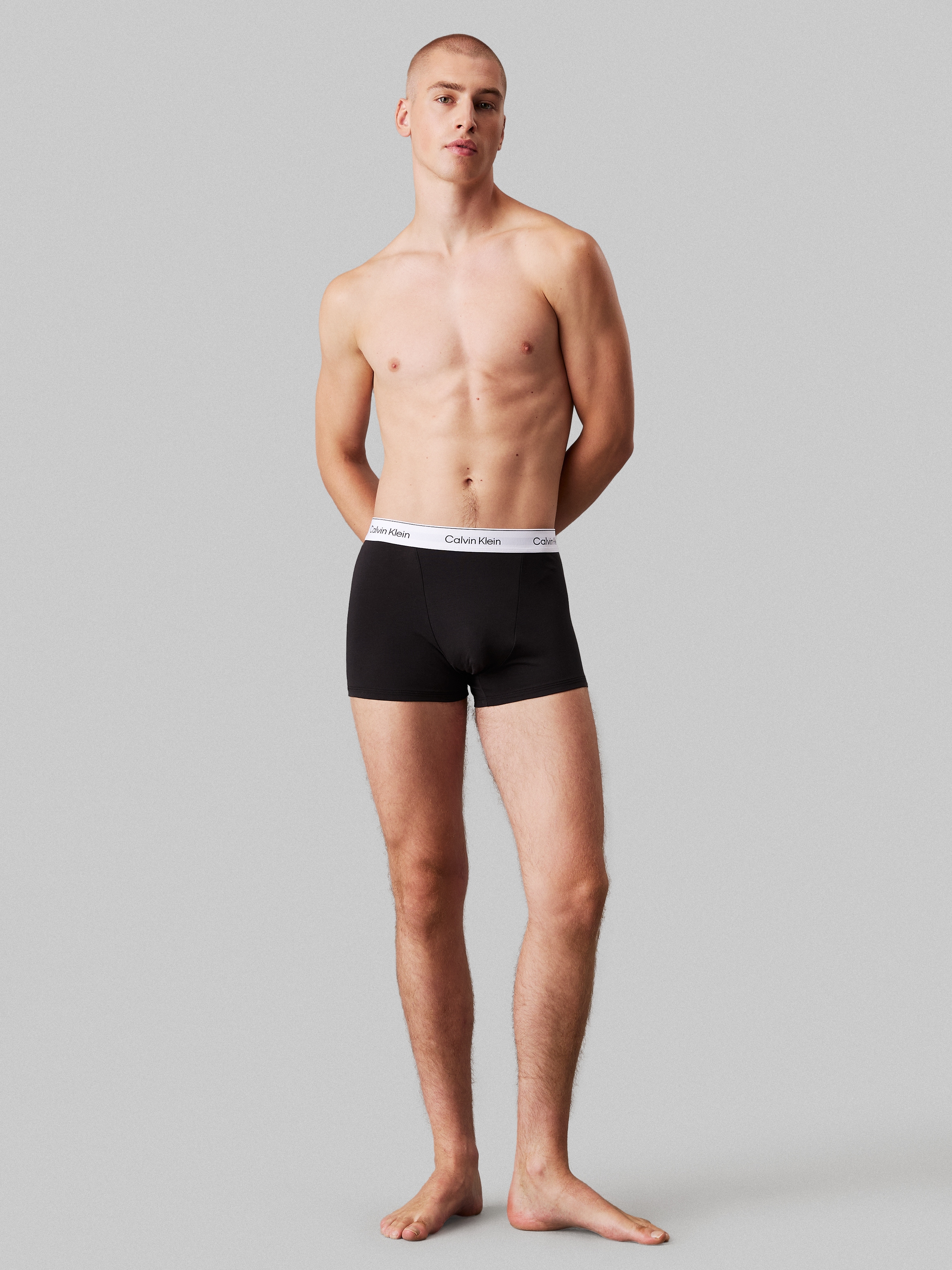 Calvin Klein Underwear Boxers »CK RELAXED FIT TRUNK 3PK« Paquet, pack de 3, 3 cuis en coton stretch