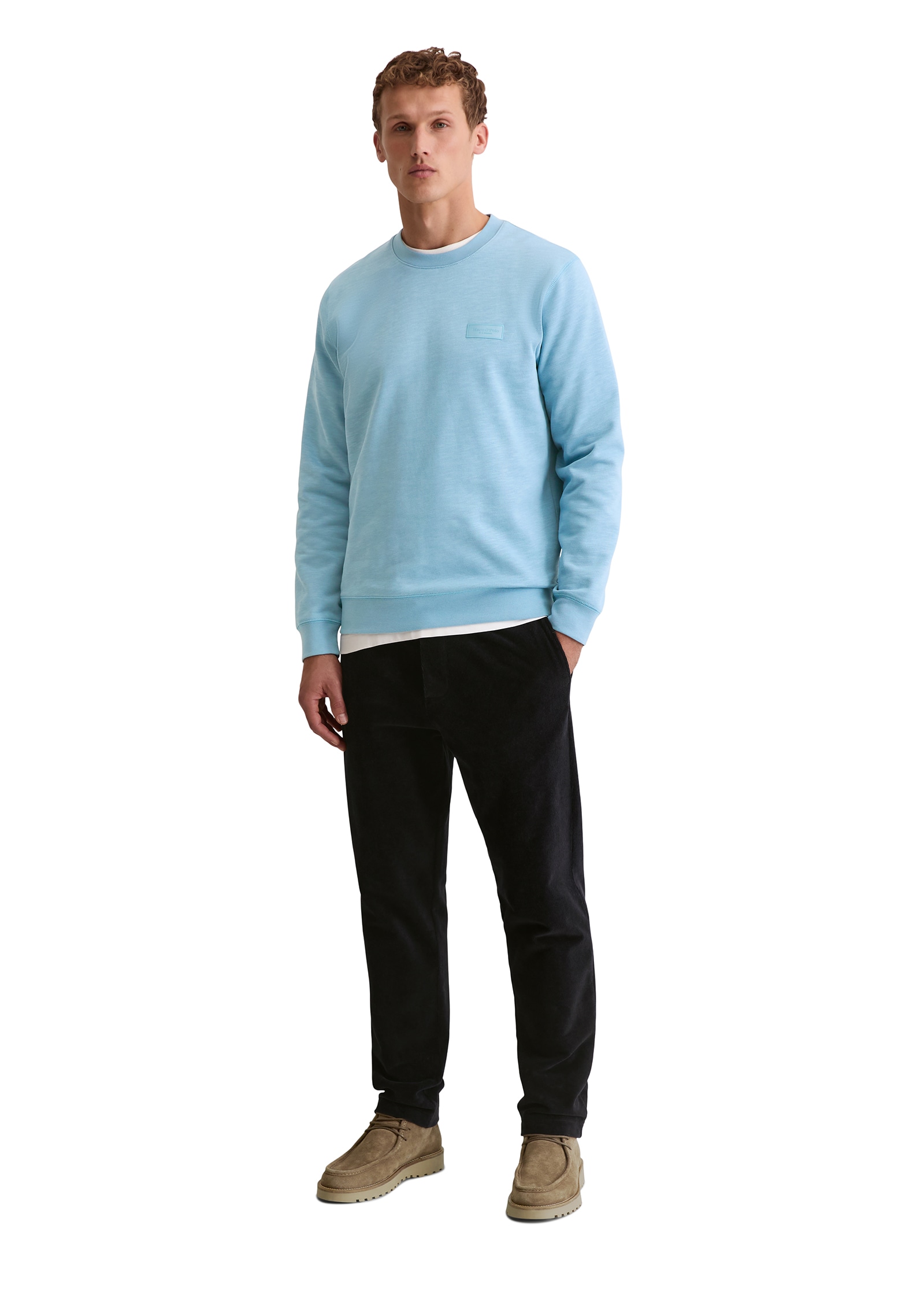 Marc O'Polo Sweatshirt »regular fit aus weichem Bio-Baumwoll-Sweat«, angenehm weich gebrushte Innenseite
