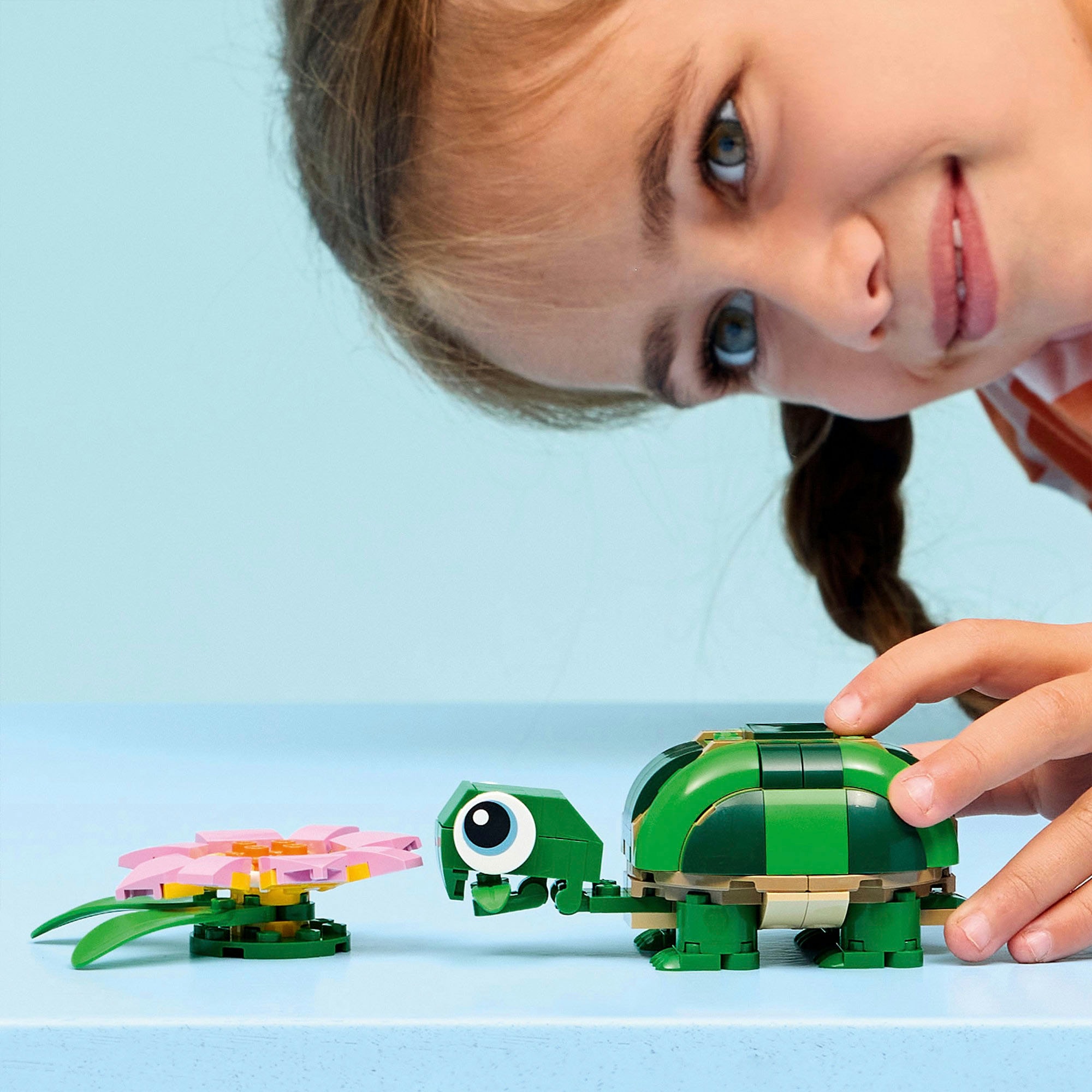 LEGO® Pions de construction »Schildkröte mit Seerose (31377), LEGO Creator« Made in Europe