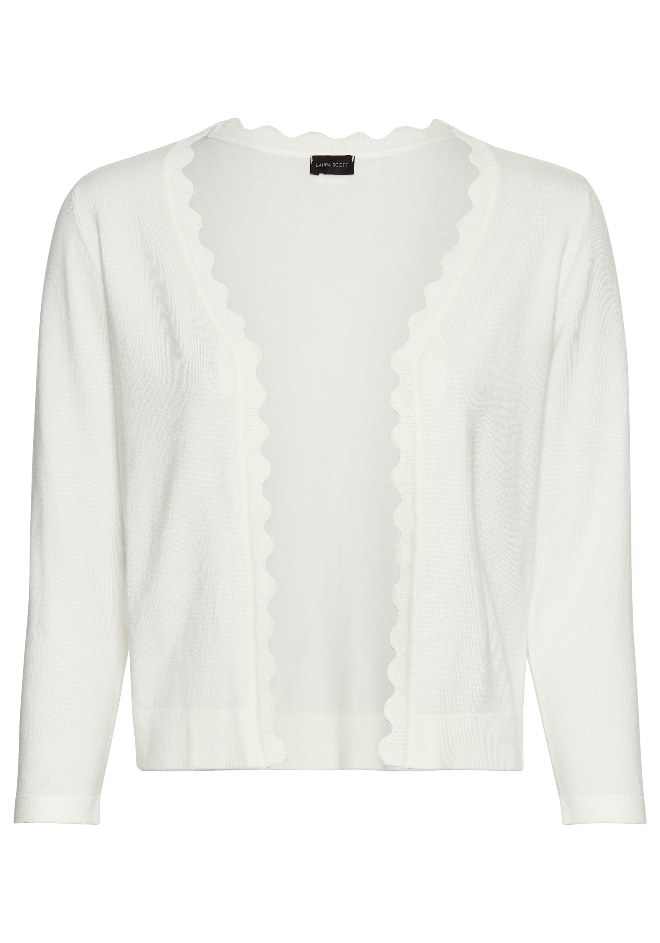 Laura Scott Strickjacke, mit femininer Wellenkante